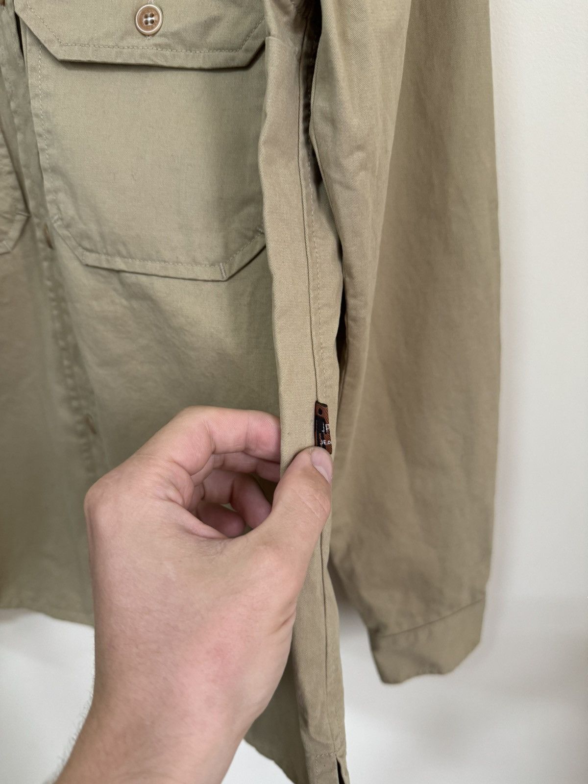 Jean Paul Gaultier × Vintage Jean Paul Gaultier JPG 90s military style denim shirt Size M / US 6-8 / IT 42-44 - 5 Thumbnail