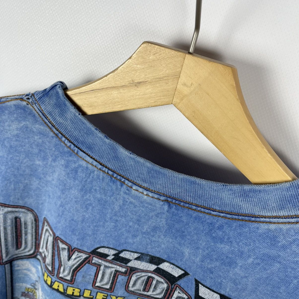 Harley Davidson Vintage Harley Davidson Daytona biker washed rare tee 2001 Size US XL / EU 56 / 4 - 6 Thumbnail