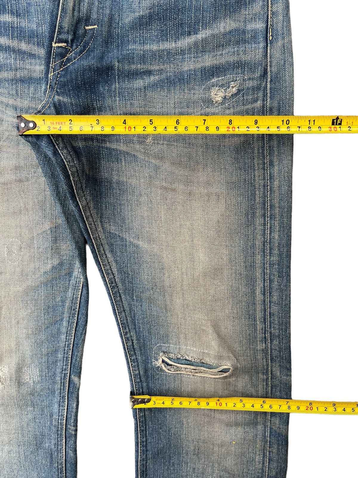 Lee Vintage Y2K Japanese Brand Lee Riders Kapital Style Jeans Size US 30 / EU 46 - 14 Thumbnail