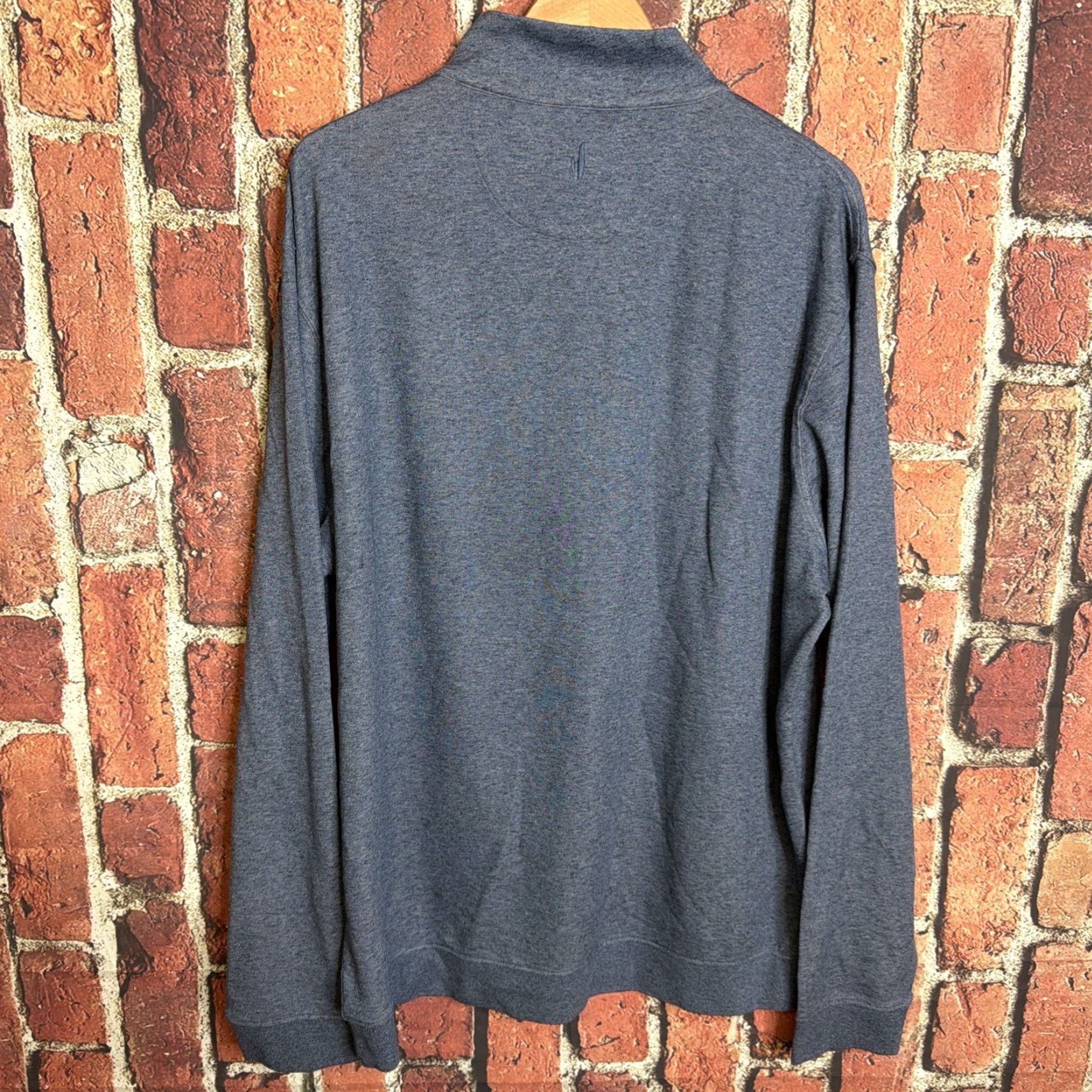 johnnie-O johnnie-O Pullover Mens 2XL Blue Half Zip Cotton Lyocell Sweatshirt Sweater Size US XXL / EU 58 / 5 - 3 Thumbnail