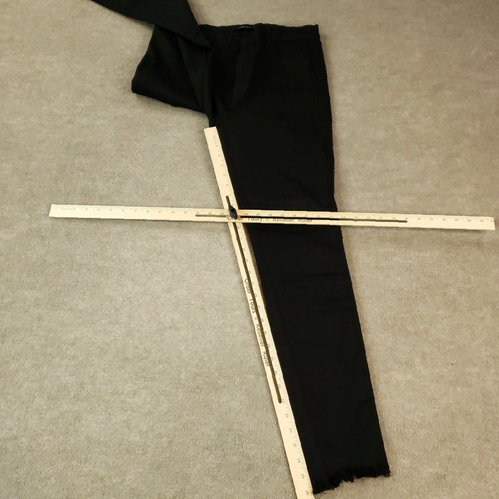 J Brand J Brand Jeans Women 31x30 Black Maria Skinny Fit Denim Jeans Stretch 5-Pocket Classic Solid Womens Jeans Size 24" / US 00 / IT 34 - 2 Thumbnail