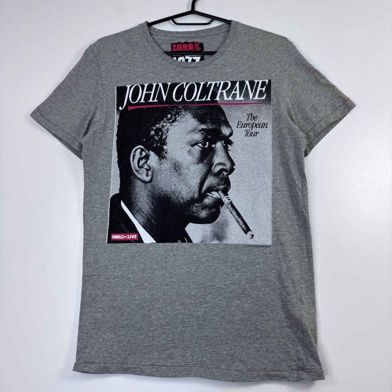 Zara Zara John Coltrane T Shirt Grey Jazz Music European 2011 M Size US M / EU 48-50 / 2 - 1 Thumbnail