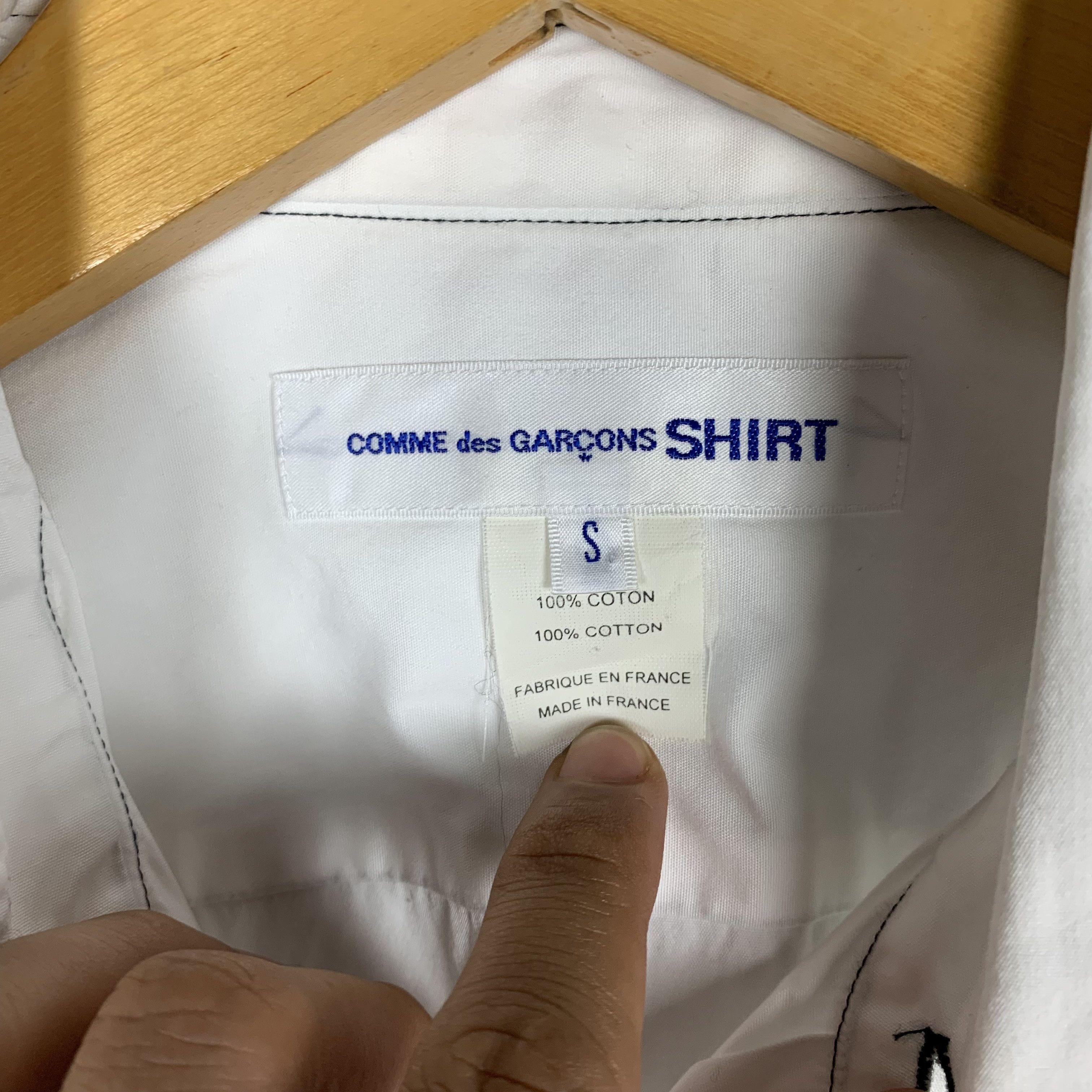 Comme des Garcons Comme Des Garcons CDG Distressed Shirt Size US S / EU 44-46 / 1 - 9 Thumbnail
