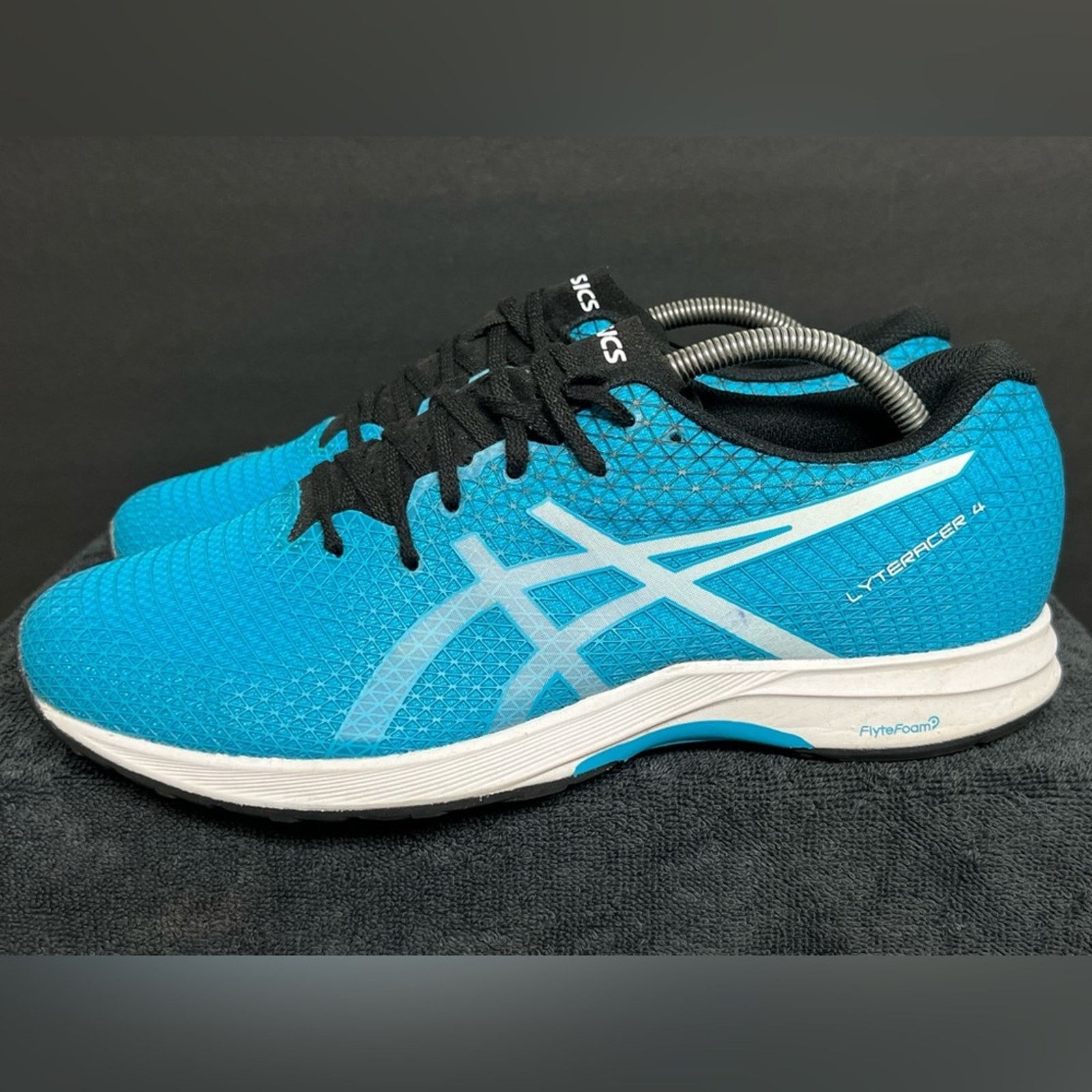 Asics Asics LYTERACER 4 Running Mens Size 10.5 Island Blue White Size US 10.5 / EU 43-44 - 1 Thumbnail