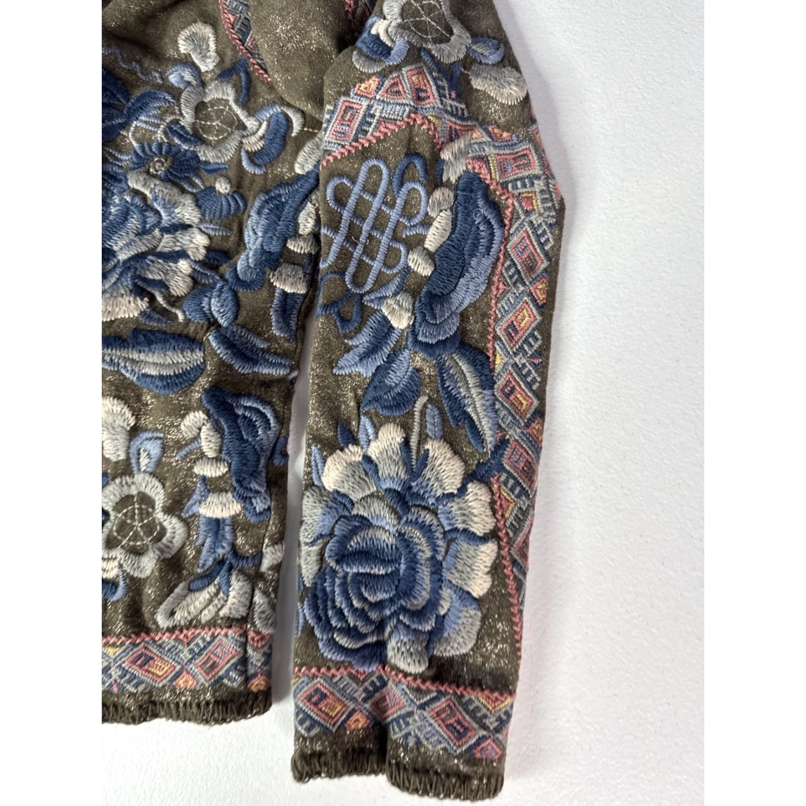 Johnny Was Johnny Was Wrap Hoodie Cardigan Sweater Sz M Embroidered Metallic Floral Multicolor Long Sleeve Jacket Women Kimono Size M / US 6-8 / IT 42-44 - 5 Thumbnail