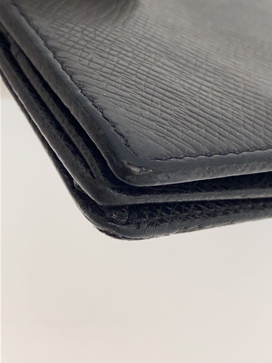 Louis Vuitton Louis Vuitton Taiga Porte Monet Boite Leather Black Size ONE SIZE - 5 Thumbnail