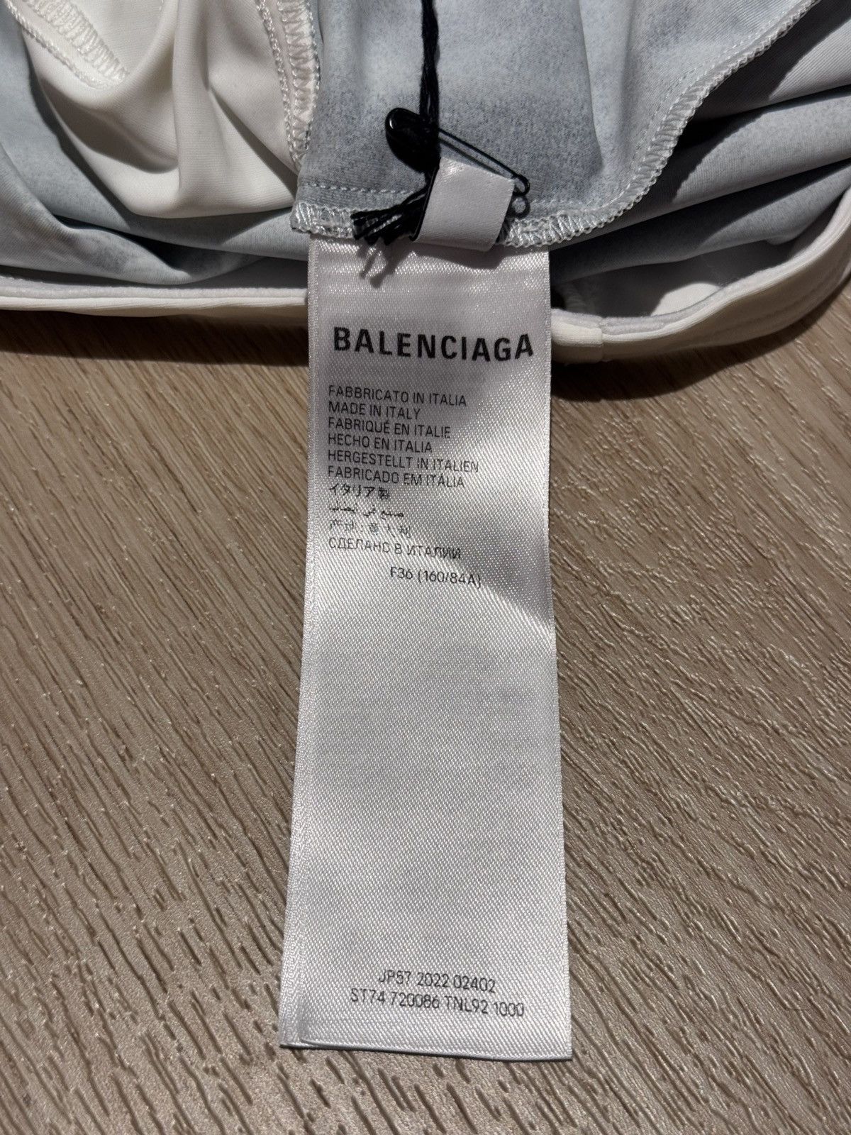 Balenciaga Balenciaga Lace Top Print Long Sleeve T Shirt Size XS / US 0-2 / IT 36-38 - 5 Thumbnail