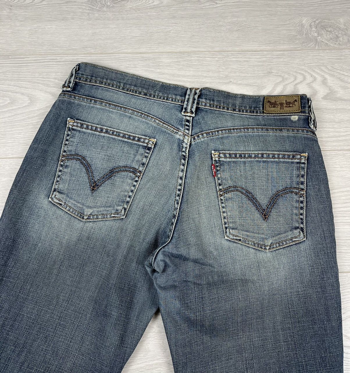Levi's Levi’s Vintage 00s Flare Y2K Grunge Washed Denim Pants 32x32 Size 32" / US 10 / IT 46 - 7 Thumbnail