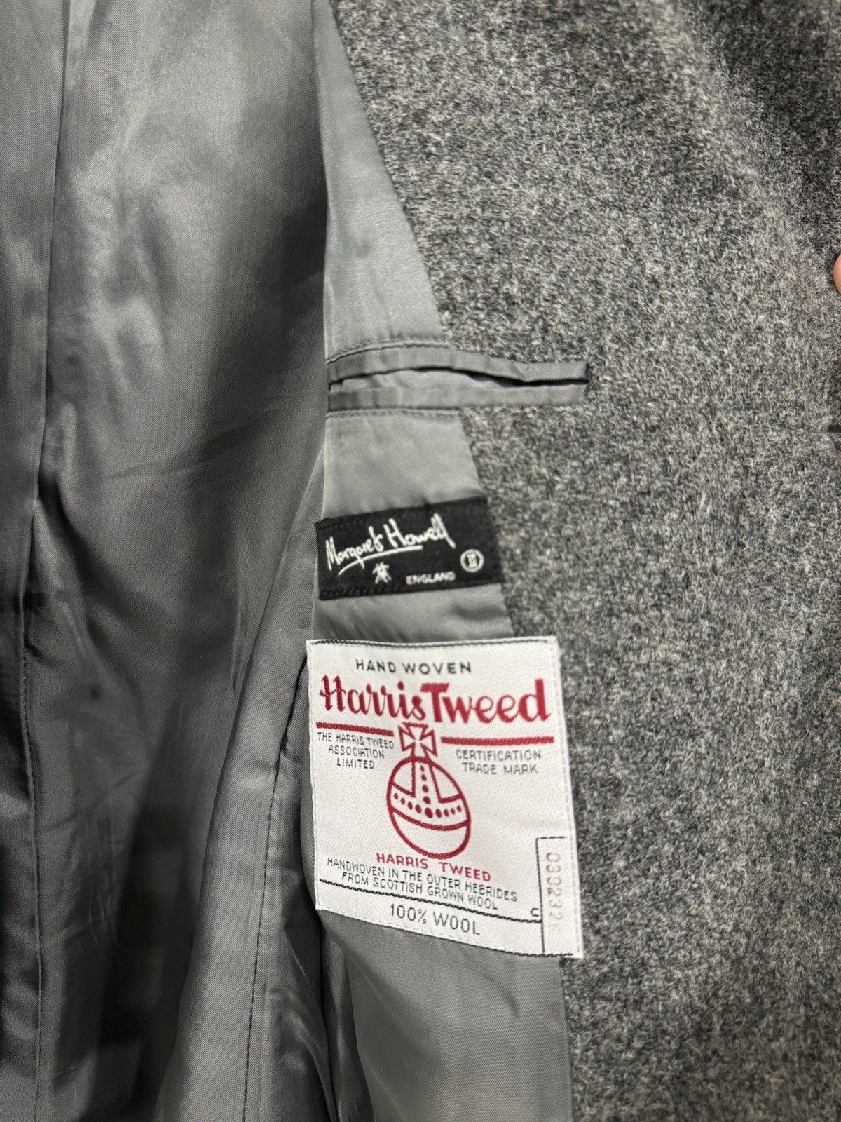 Margaret Howell Margaret Howell x Harris Tweed Wool Coat Grey Women's M Size XS / US 0-2 / IT 36-38 - 6 Thumbnail