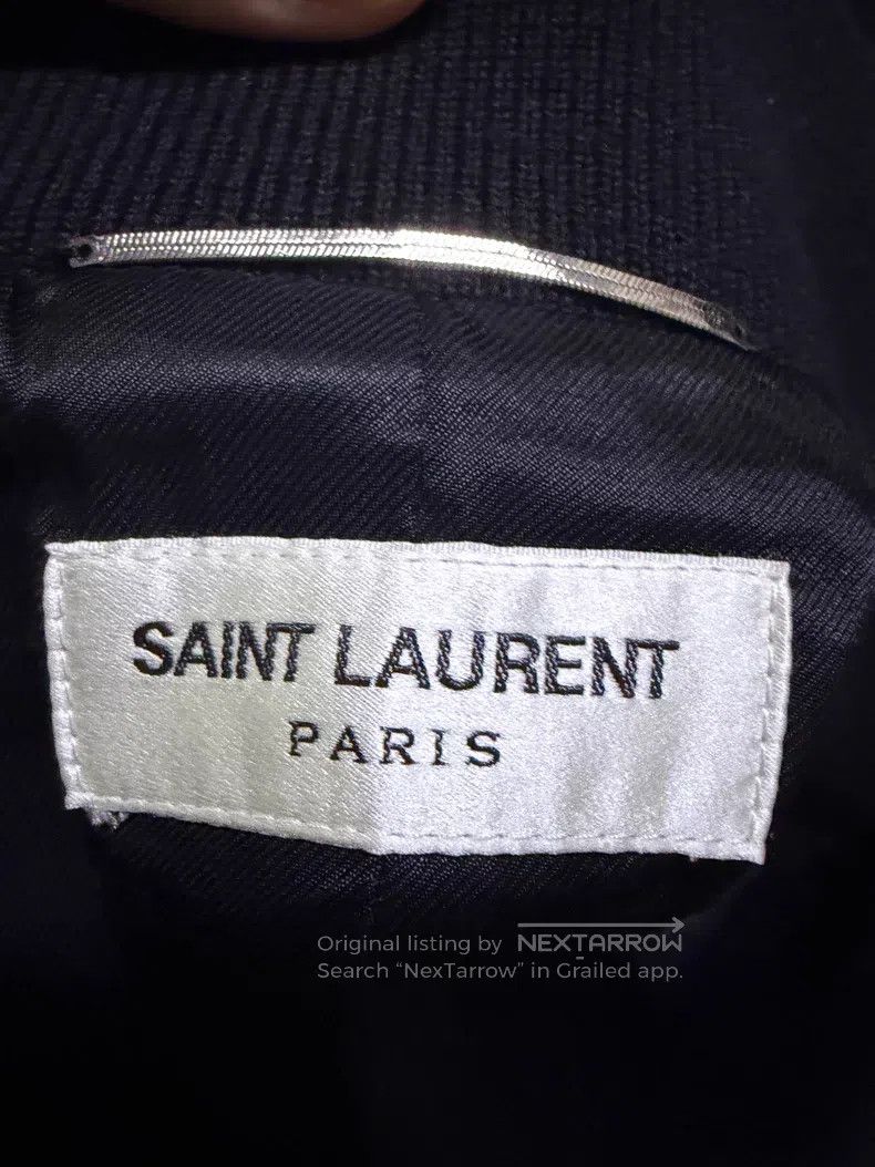 Saint Laurent Paris Saint Laurent Paris Black and White Baseball Jacket Size US M / EU 48-50 / 2 - 3 Thumbnail