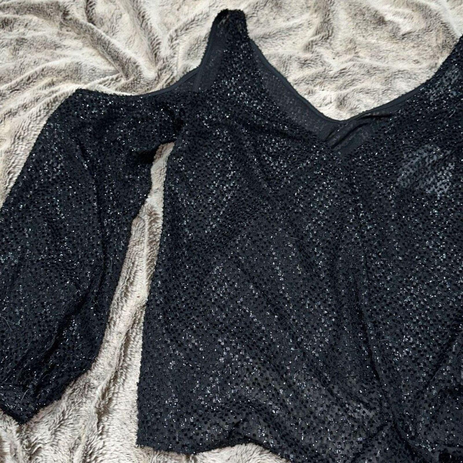 Other L’Academie cold shoulder long sleeve blouse | Sz S, NWT Size S / US 4 / IT 40 - 4 Thumbnail
