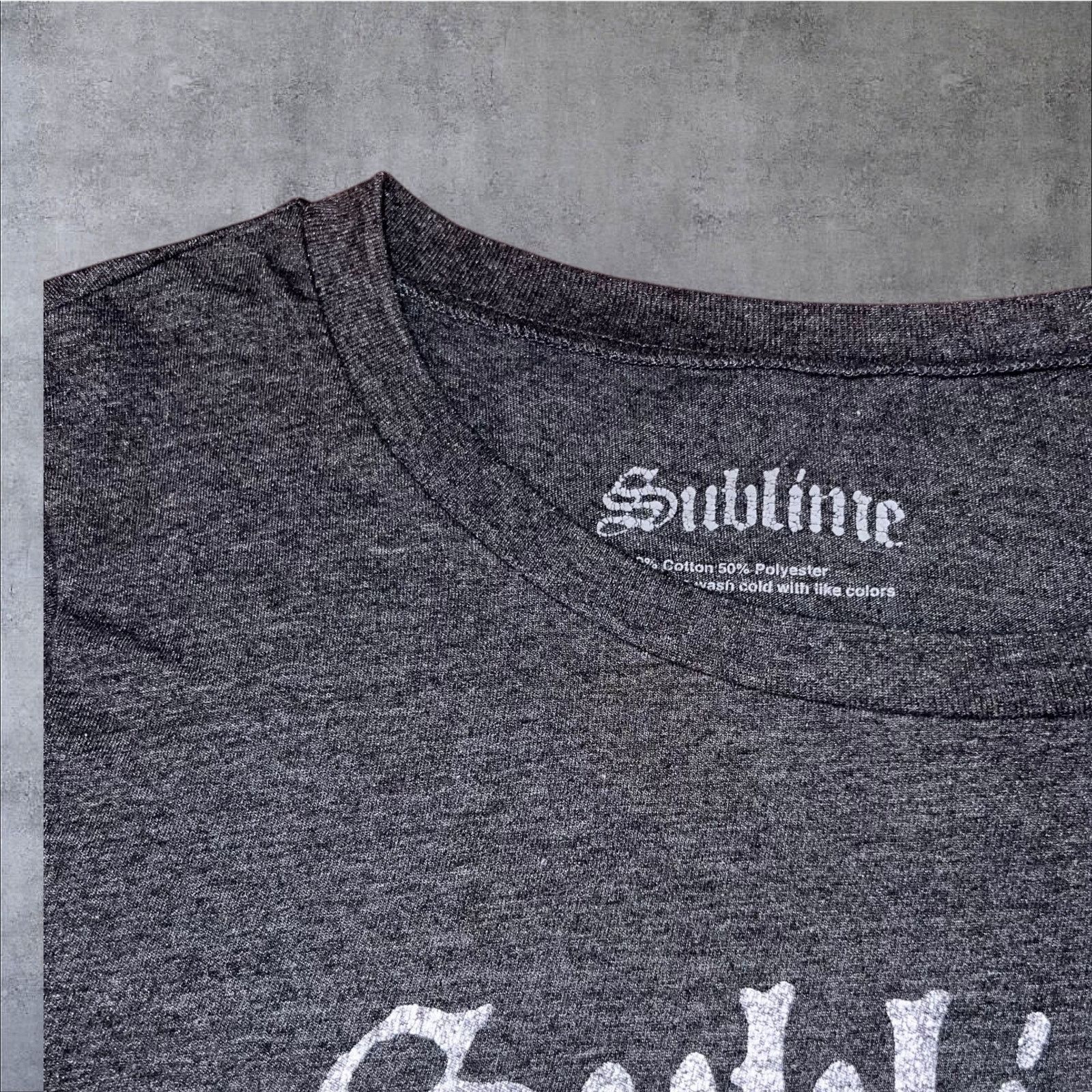 Sublime Sublime Long Beach CA Women’s Gray Short Sleeve T-Shirt LG Size L / US 10 / IT 46 - 4 Thumbnail