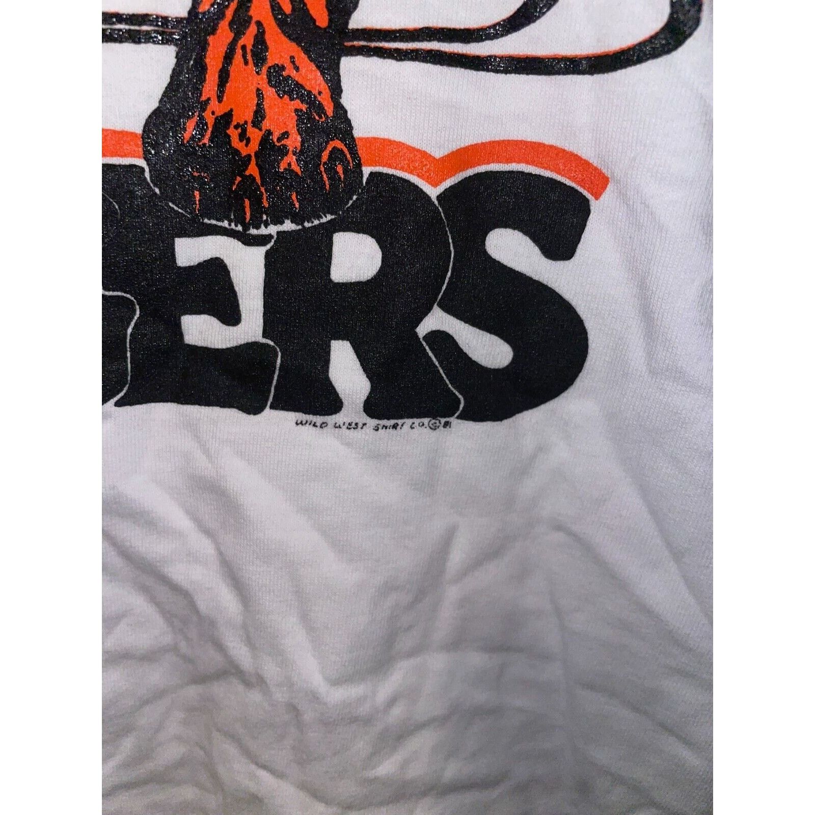 Anvil Vintage Manhattan Long Sleeve Shirt Tigers Paint stain 90s Size US L / EU 52-54 / 3 - 5 Thumbnail