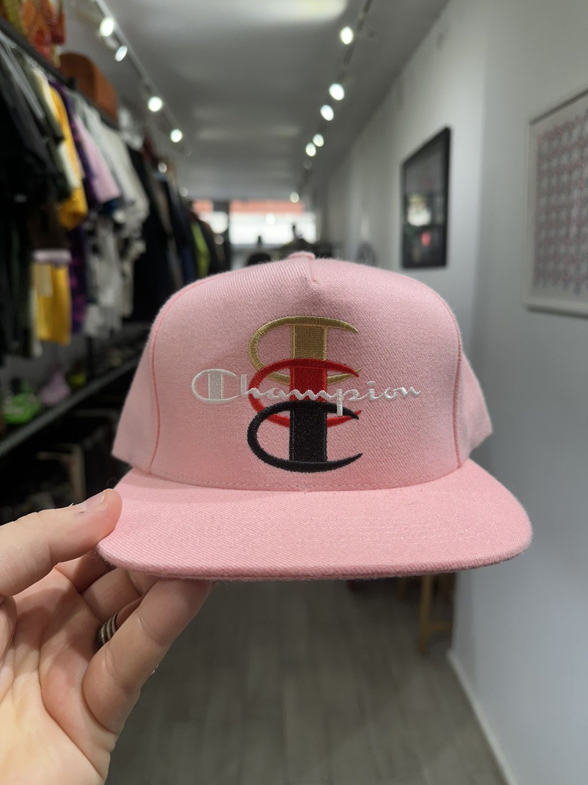 Supreme Supreme Champion Pink 5 Panel Hat 2017 Size ONE SIZE - 1 Thumbnail