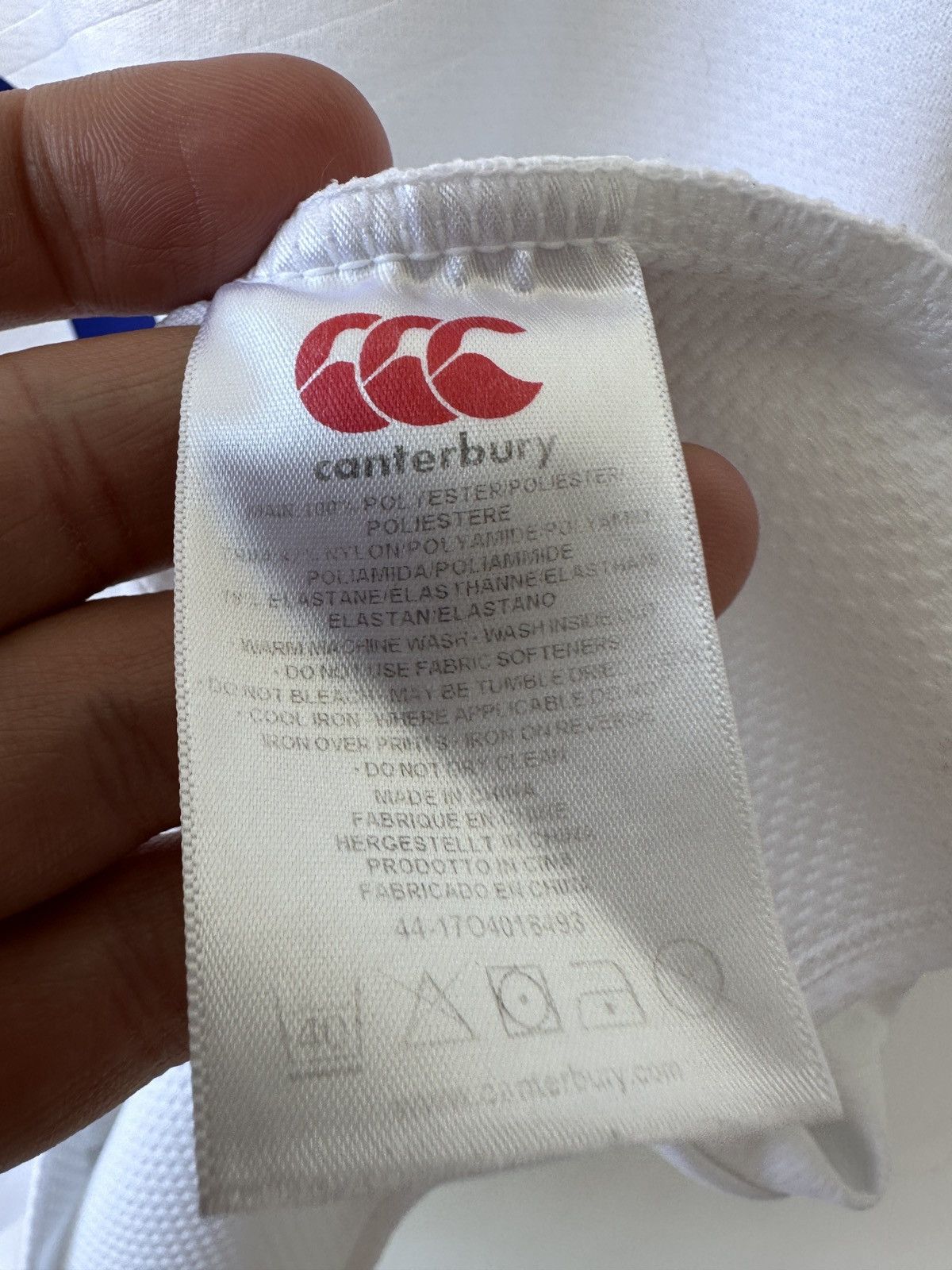 Canterbury of New Zealand Canterbury England 15/16 Home Rugby Union Jersey Size US L / EU 52-54 / 3 - 9 Thumbnail