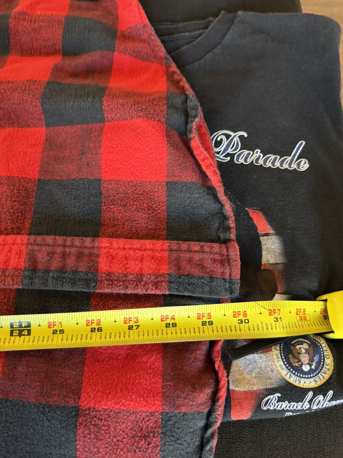 St. Johns Bay 90s red & green buffalo plaid 100% cotton flannel Size US XL / EU 56 / 4 - 9 Thumbnail