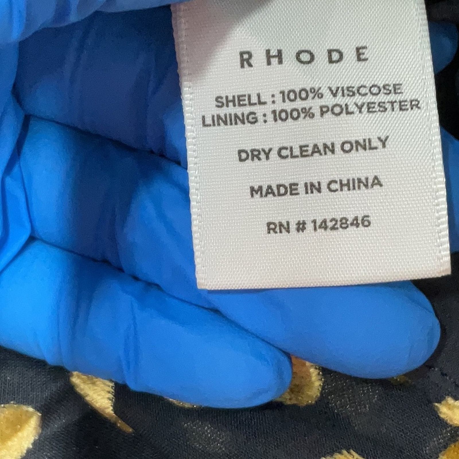 RHODE Rhode Lana Top in Dot Jacquard - NWT - Size 0 - Gold/Blue Size XS / US 0-2 / IT 36-38 - 10 Thumbnail