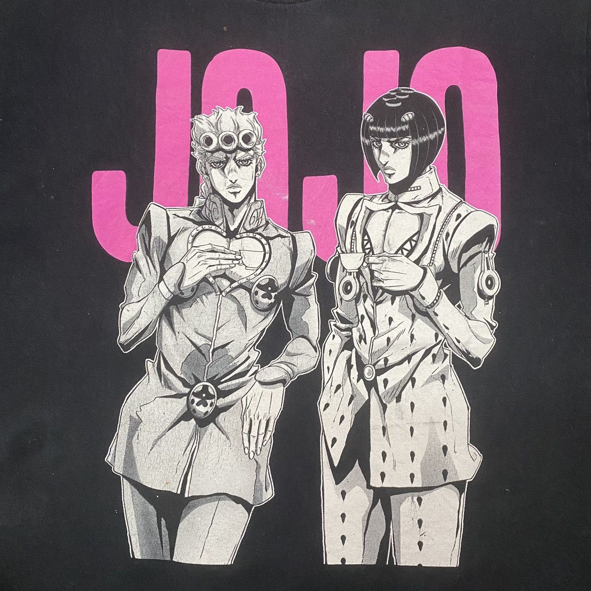 Anime JoJo Bizarre Adventure Jojo & Buccirati Golden Wind T Shirt Size US L / EU 52-54 / 3 - 4 Thumbnail