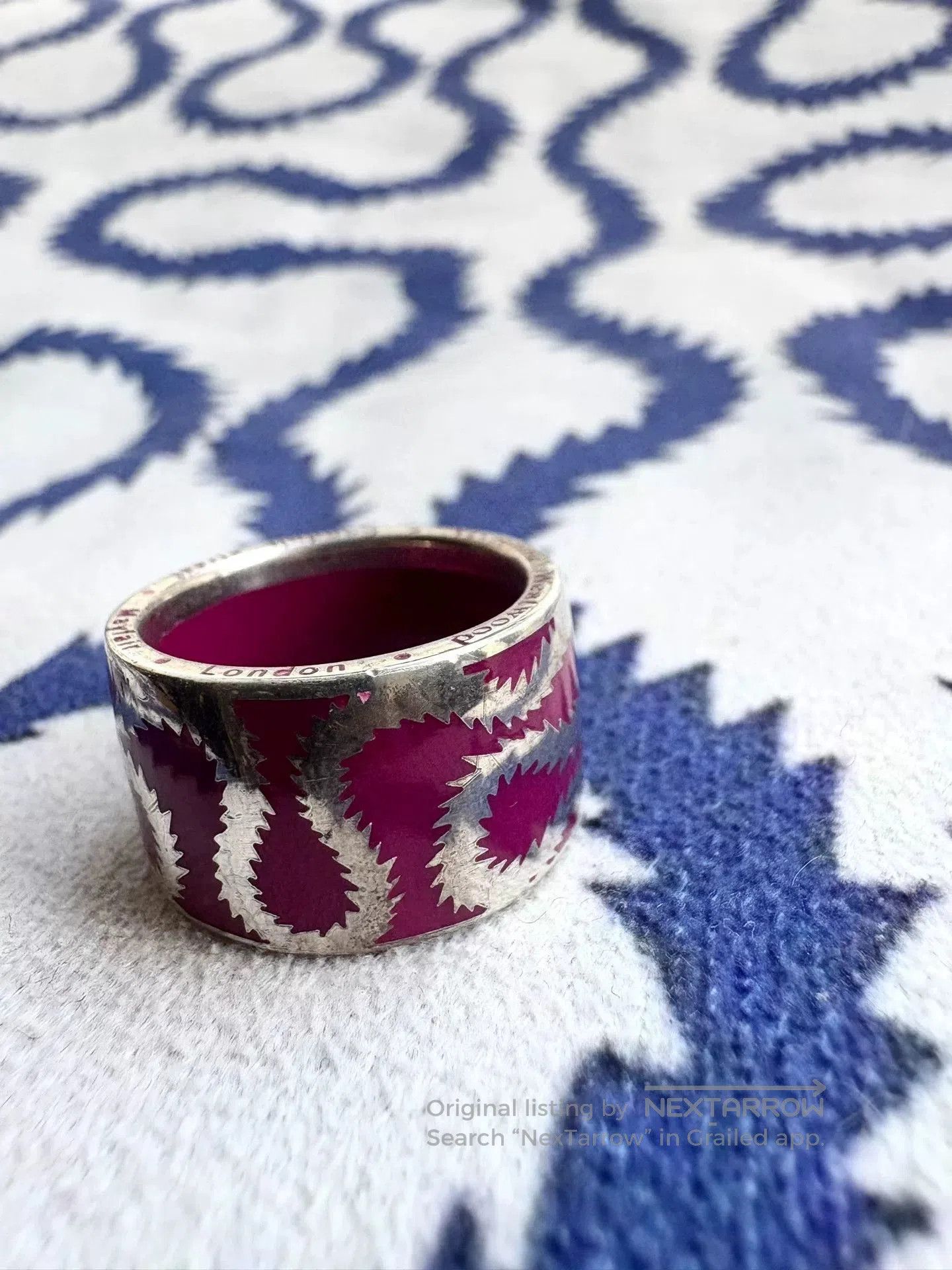vivienne westwood pink pirate ring.