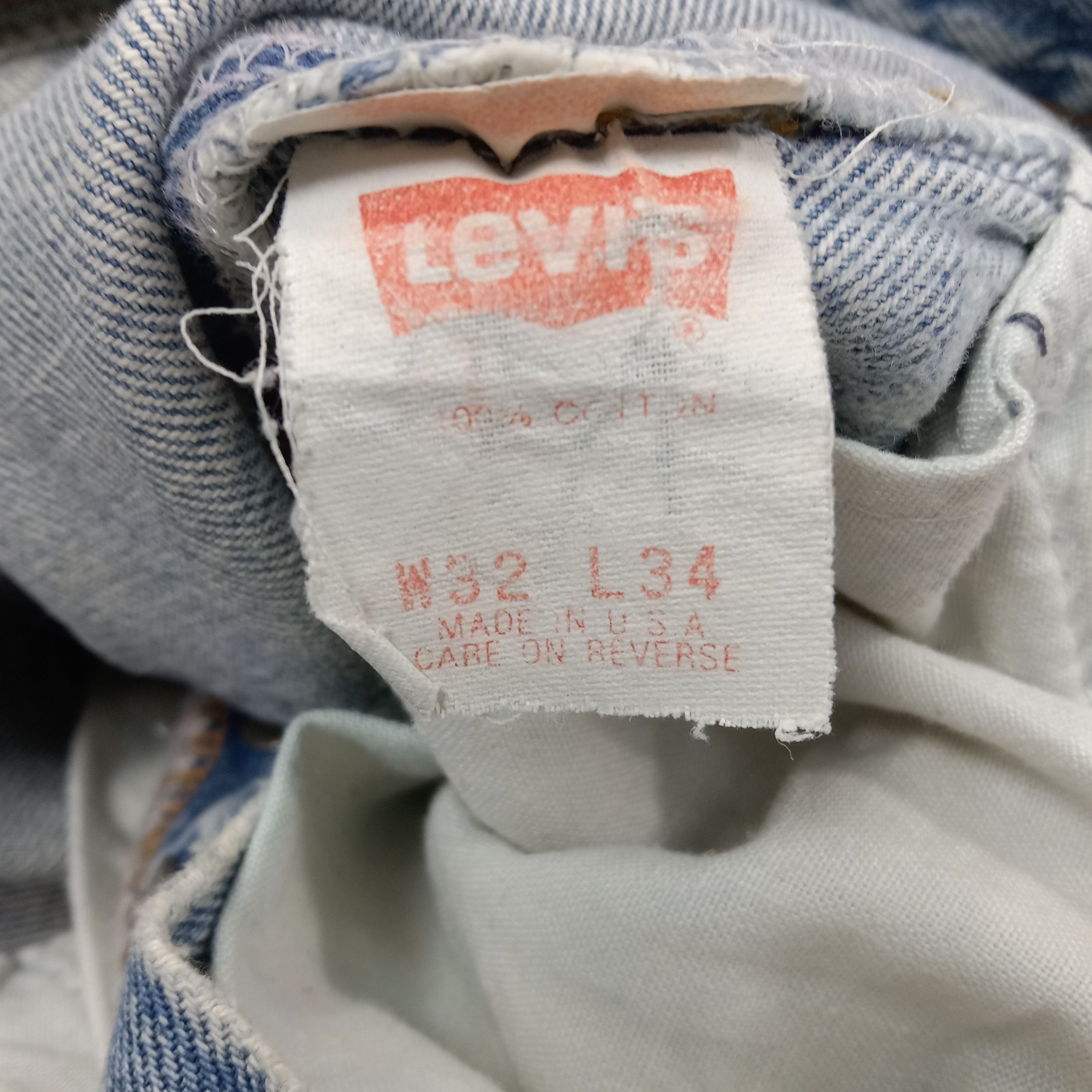 Levi's Levi's 501 Distressed Style Denim Jeans C228N23 Size US 30 / EU 46 - 15 Thumbnail