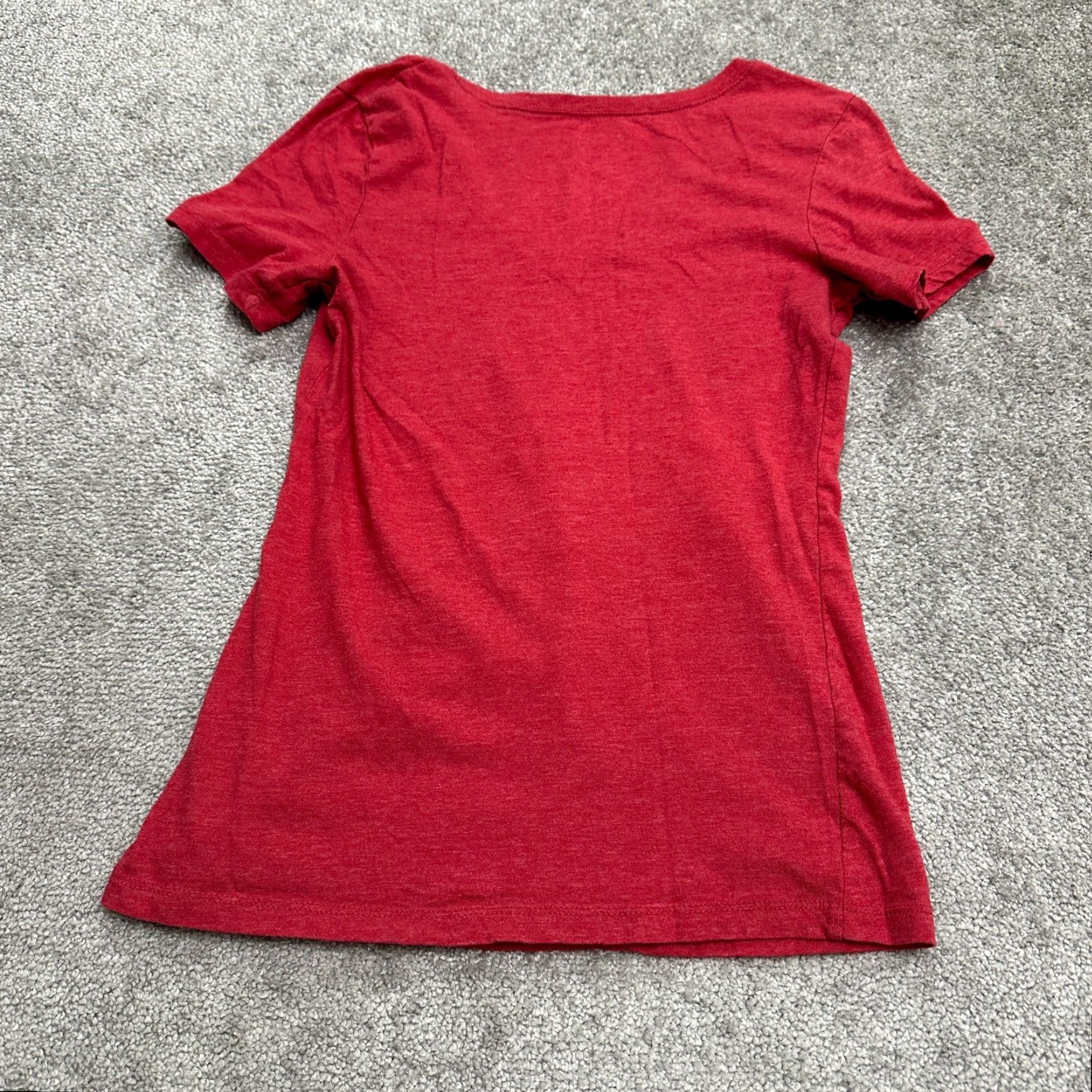 NFL Team Apparel NFL Shirt Womens Small Red V-Neck San Francisco 49ers Football Size S / US 4 / IT 40 - 2 Thumbnail