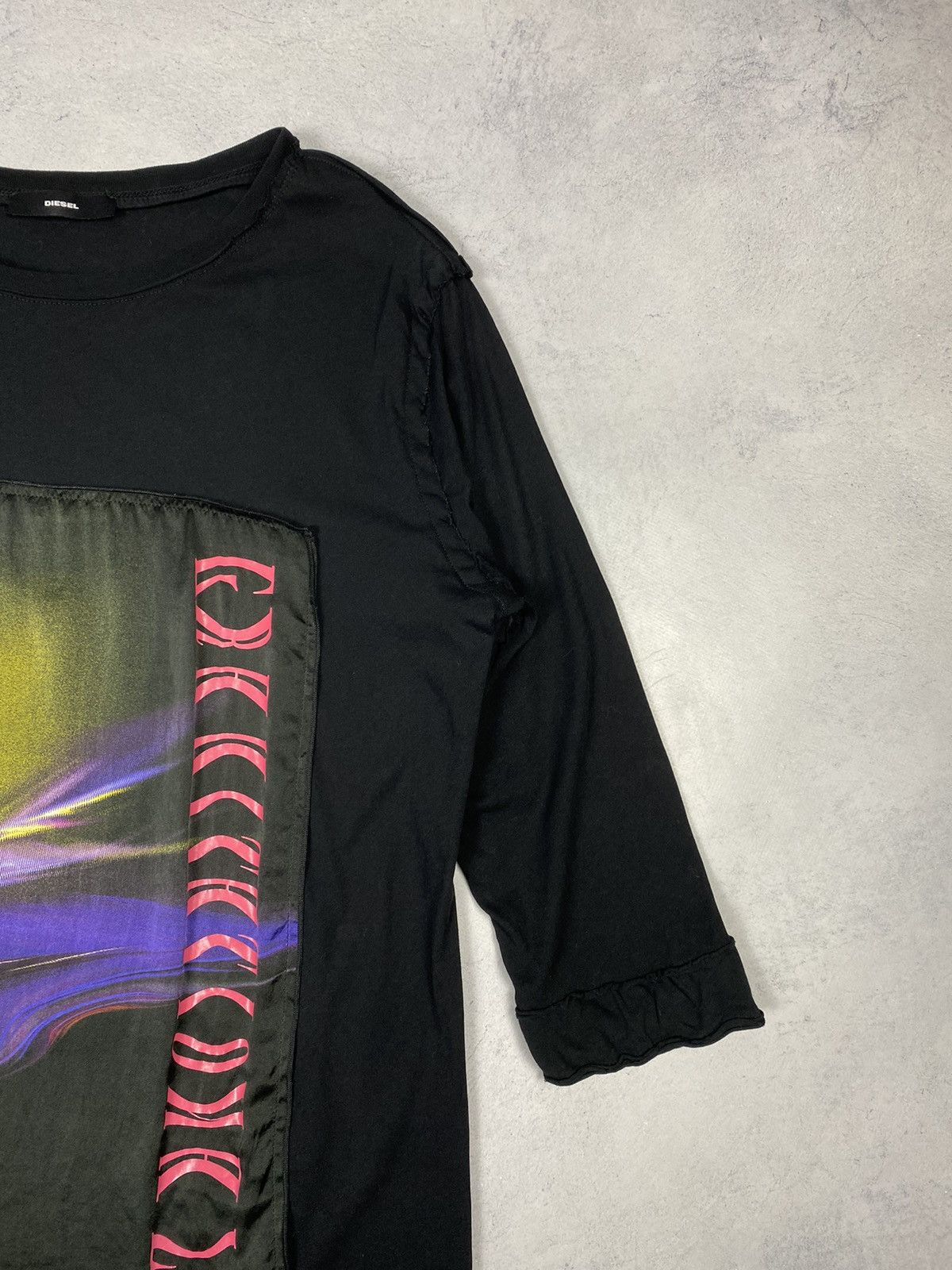 Diesel Diesel Avant Garde Urban Longline Tee Dress Graphic Panel Size S / US 4 / IT 40 - 7 Thumbnail