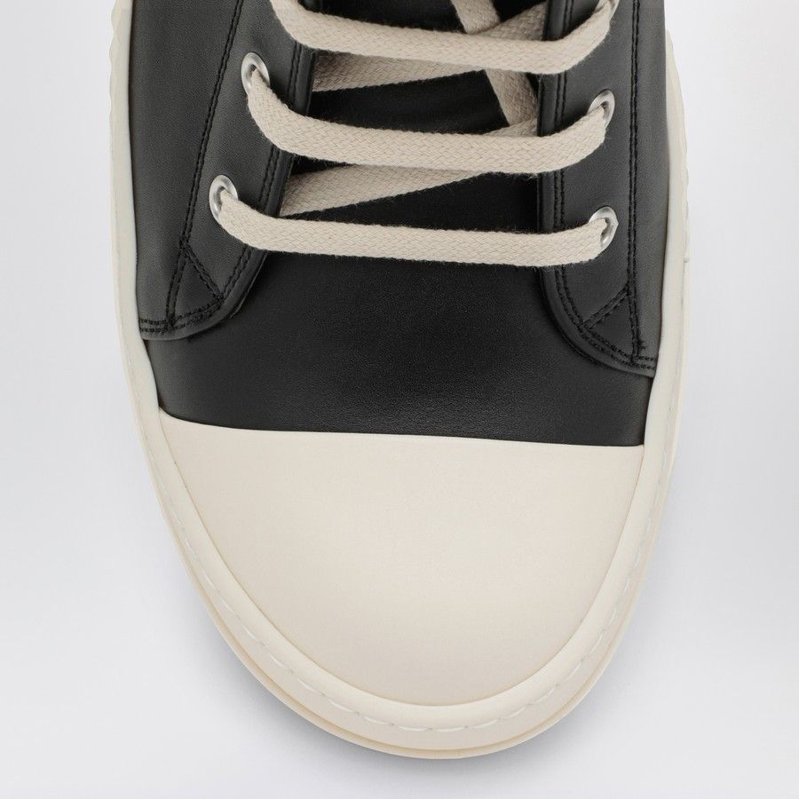 Rick Owens o1d2blof0724 High-Top Leather Trainers in Black & White Size US 7 / EU 40 - 2 Thumbnail