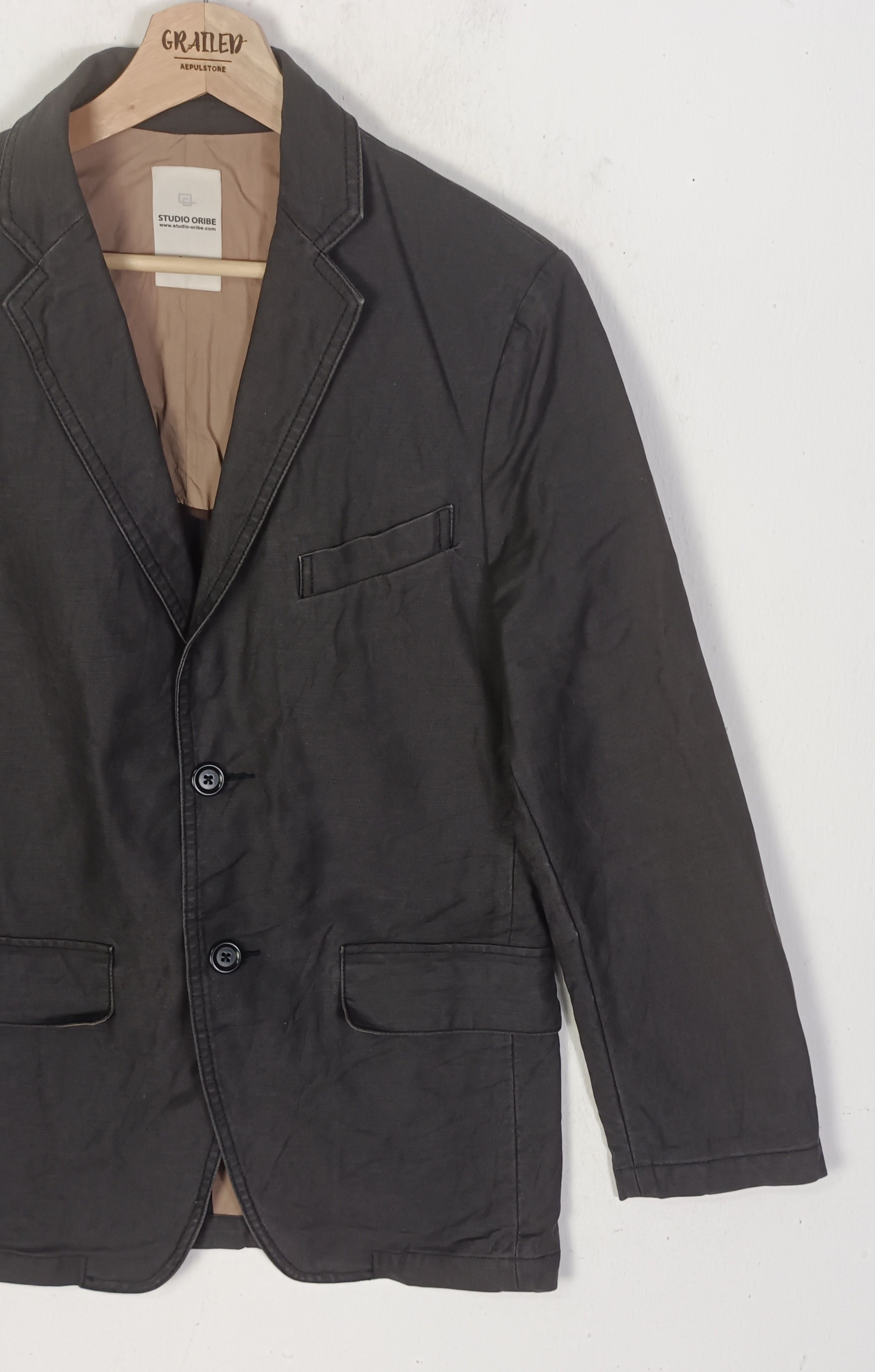 Japanese Brand Studio Oribe Four Coat Men Jacket Size US M / EU 48-50 / 2 - 5 Thumbnail