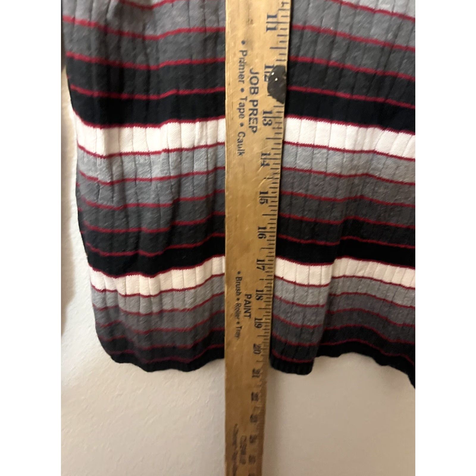 Talbots Talbots Small Long Sleeve Turtleneck Sweater Cotton Multicolor Striped Size S / US 4 / IT 40 - 4 Thumbnail