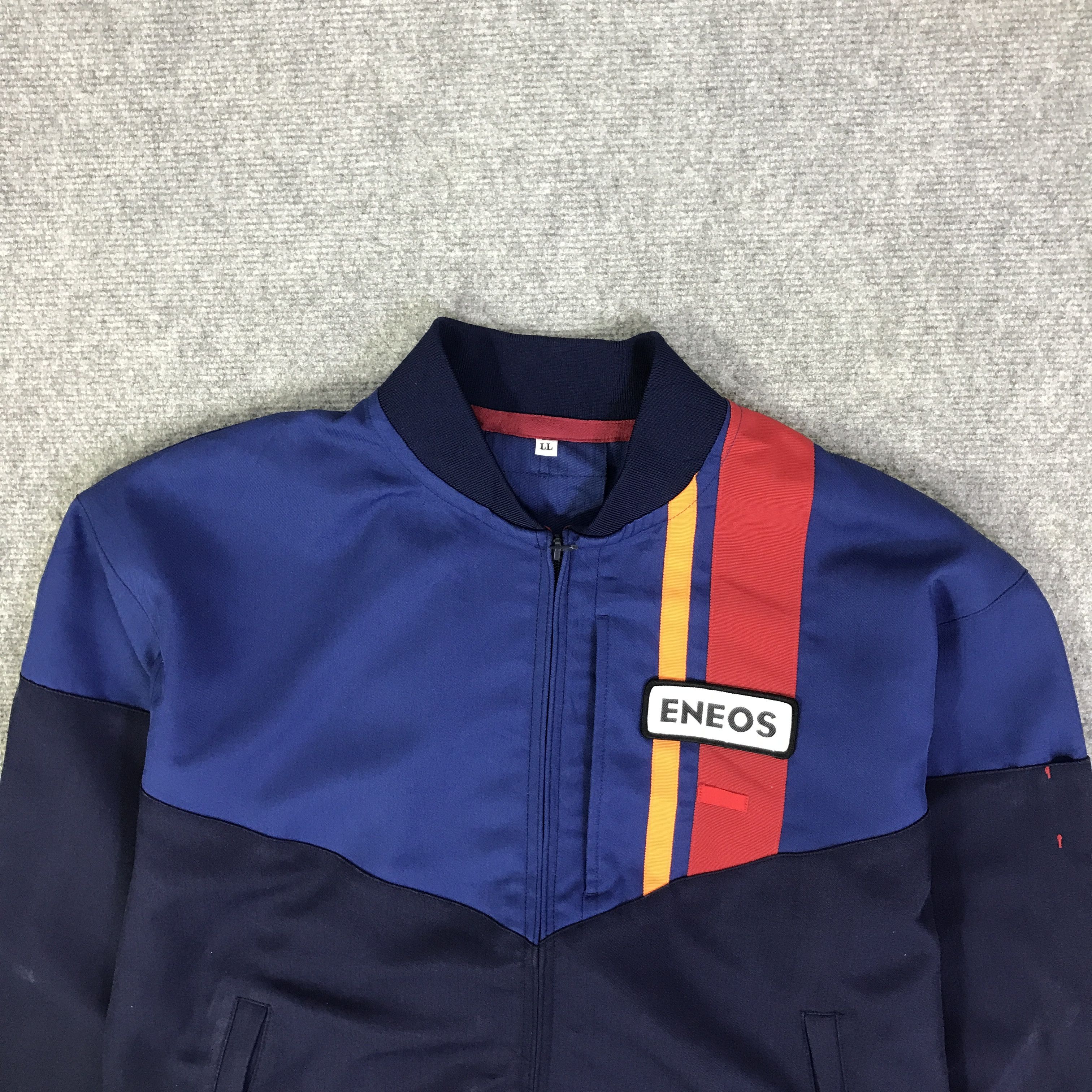 Japanese Brand ENEOS OIL RACING WORK UNIFORM JACKET K95B15 Size US L / EU 52-54 / 3 - 2 Thumbnail
