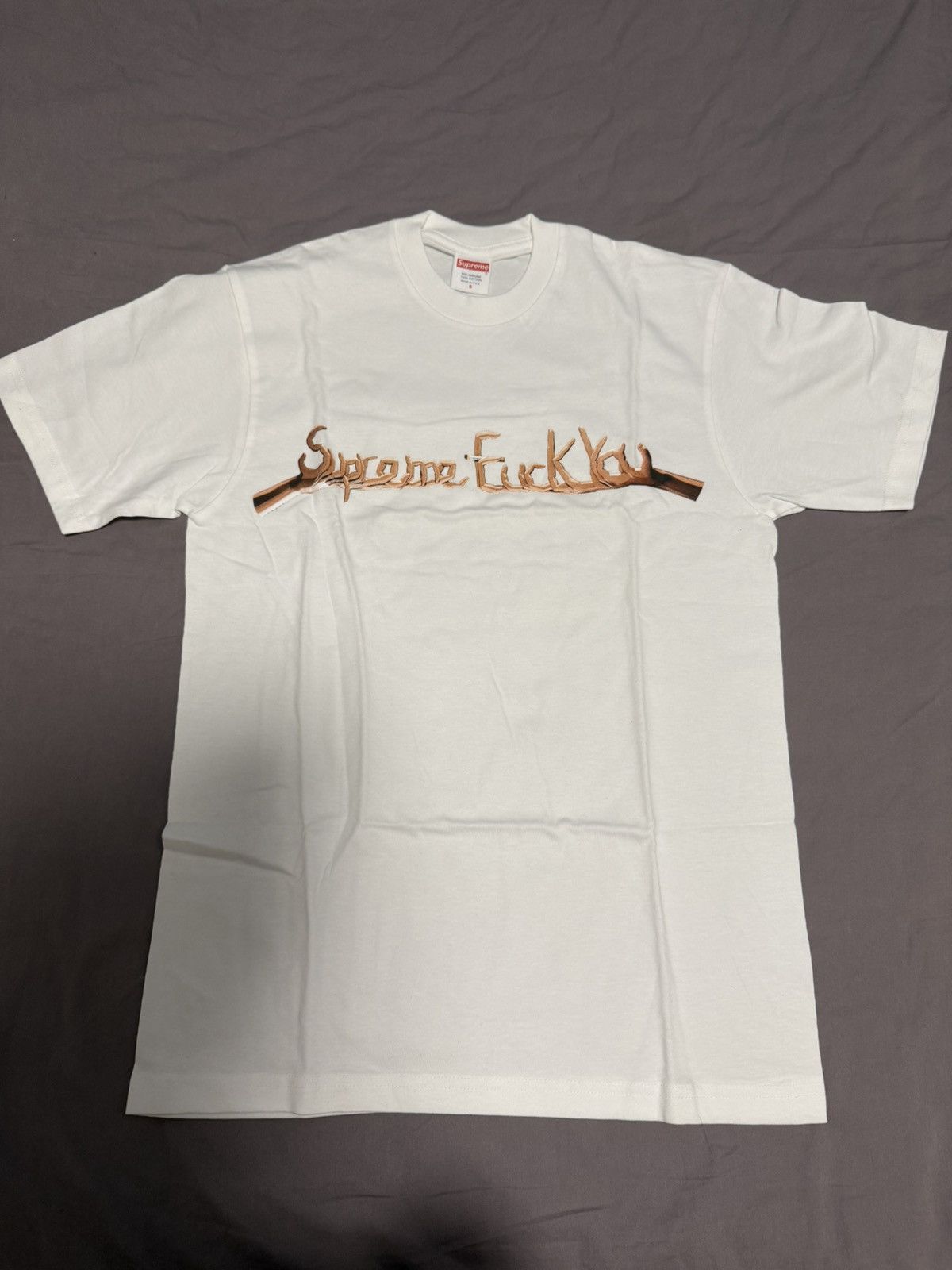 Supreme Supreme fuck u tee white Size US S / EU 44-46 / 1 - 1 Thumbnail