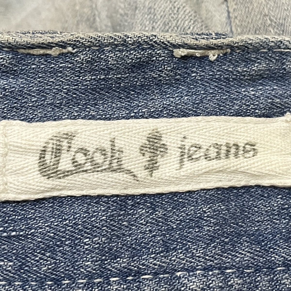 14th Addiction Rare Design Vintage Japanese Brand Cook Flared Jeans 1990s Size US 34 / EU 50 - 10 Thumbnail