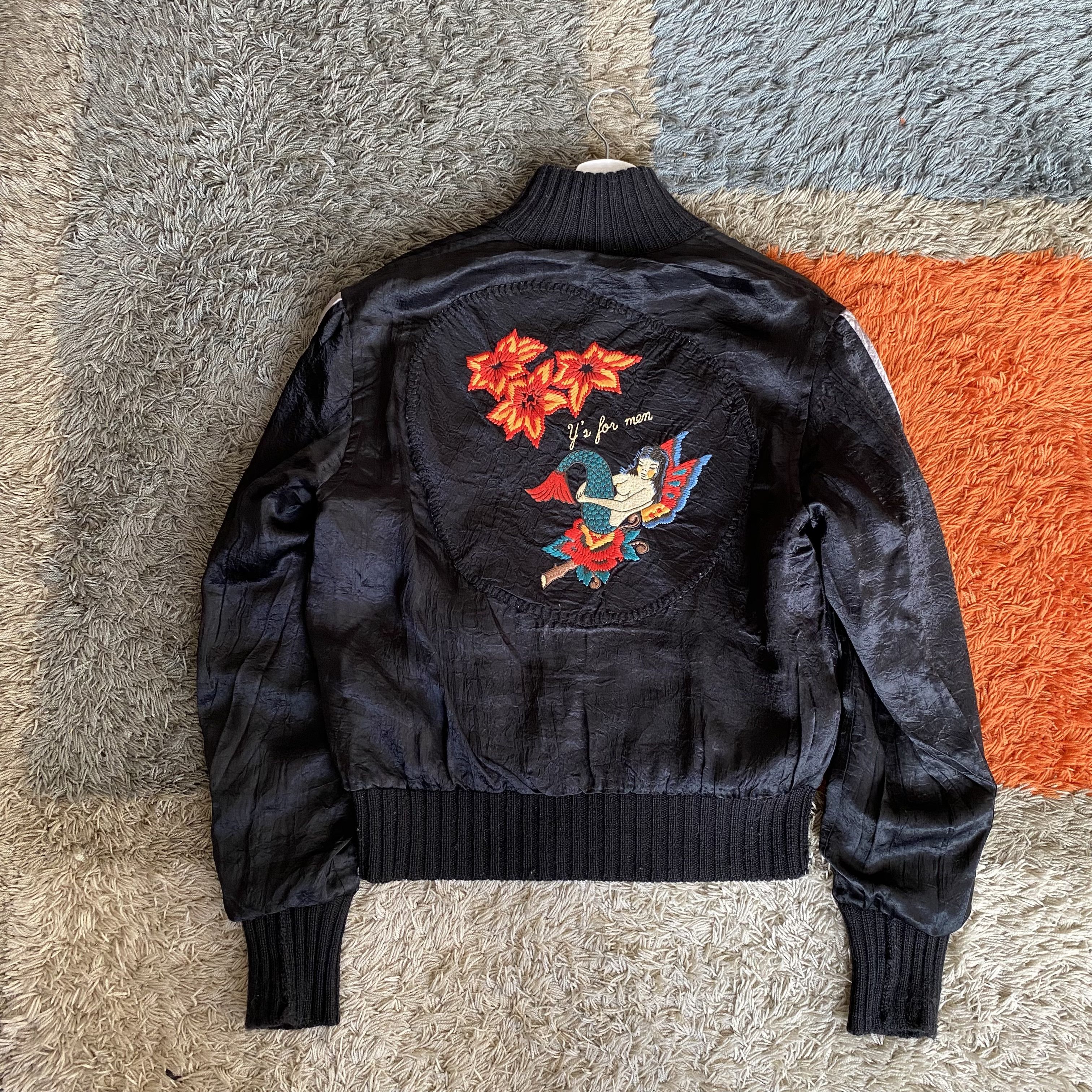 Yohji Yamamoto Yohji Yamamoto Y's Mermaid Wool Bomber Jacket 02 A/W Size US L / EU 52-54 / 3 - 2 Thumbnail