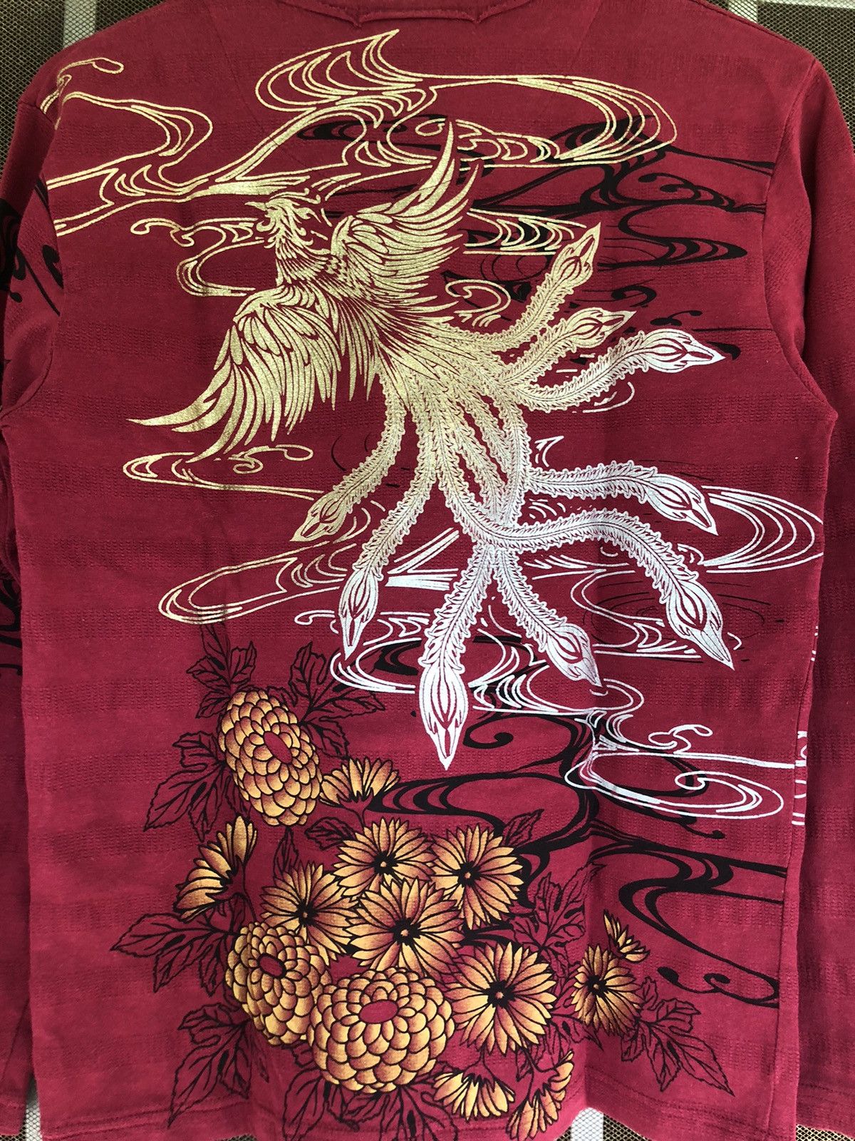 14th Addiction Sukajan Phoenix Longsleeve Size US M / EU 48-50 / 2 - 2 Thumbnail