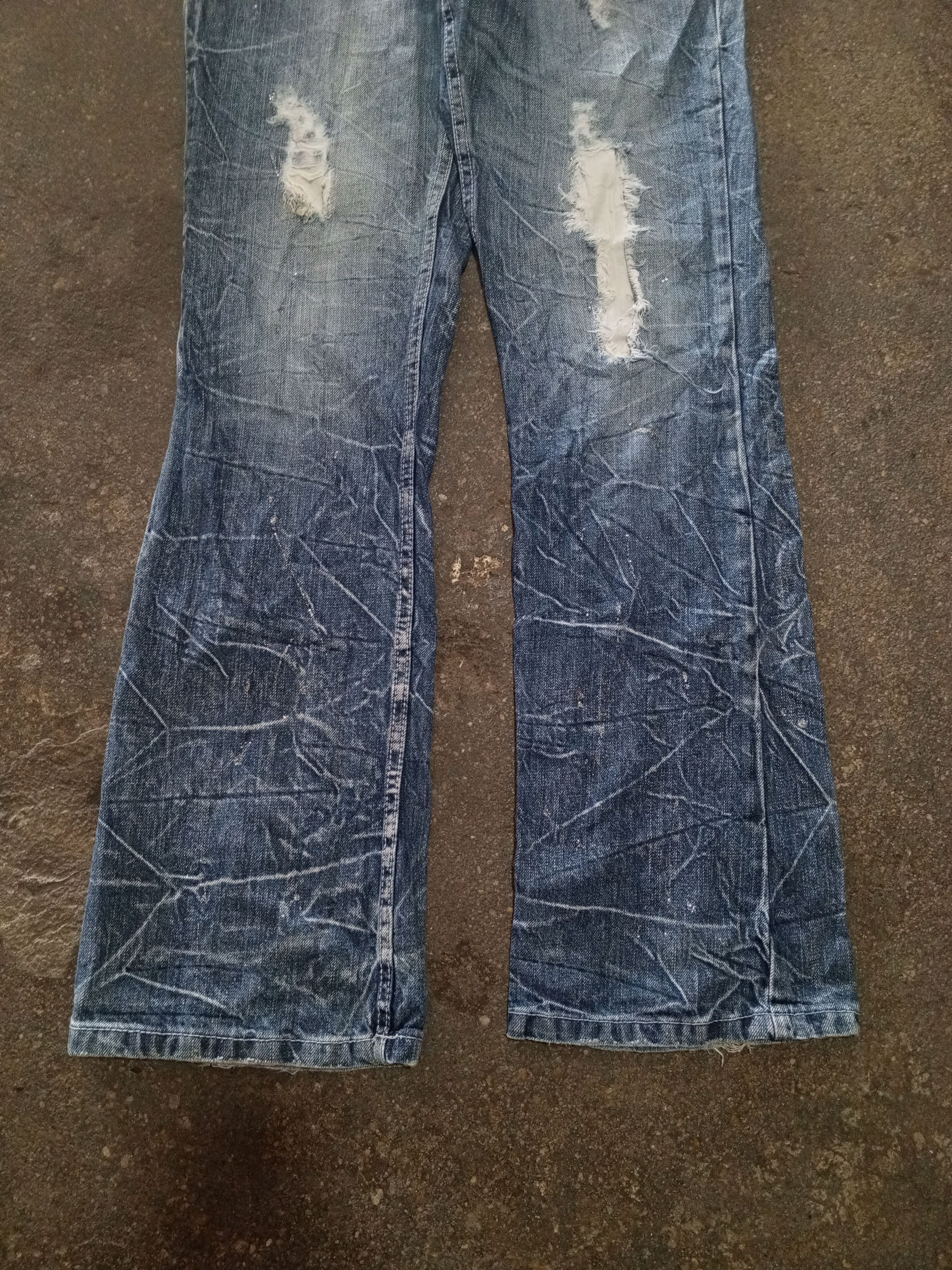 Japanese Brand JAPANBRAND - NYLAUS JEANS RARE Size US 31 - 4 Thumbnail