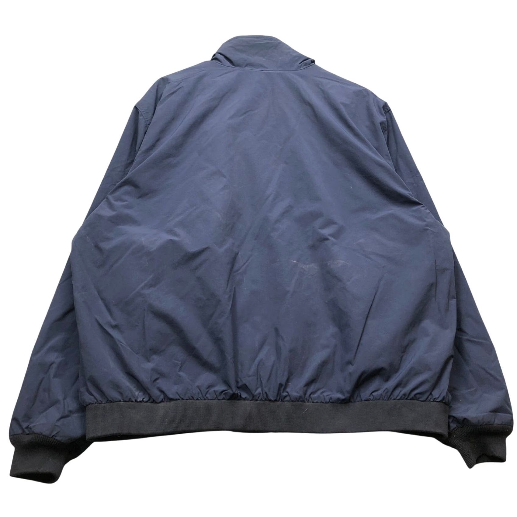 Vintage LL Bean Lined Nylon Bomber Jacket Mens XXL Navy Full Zip Pockets Logo Wind Water Resistant Size US XXL / EU 58 / 5 - 2 Thumbnail