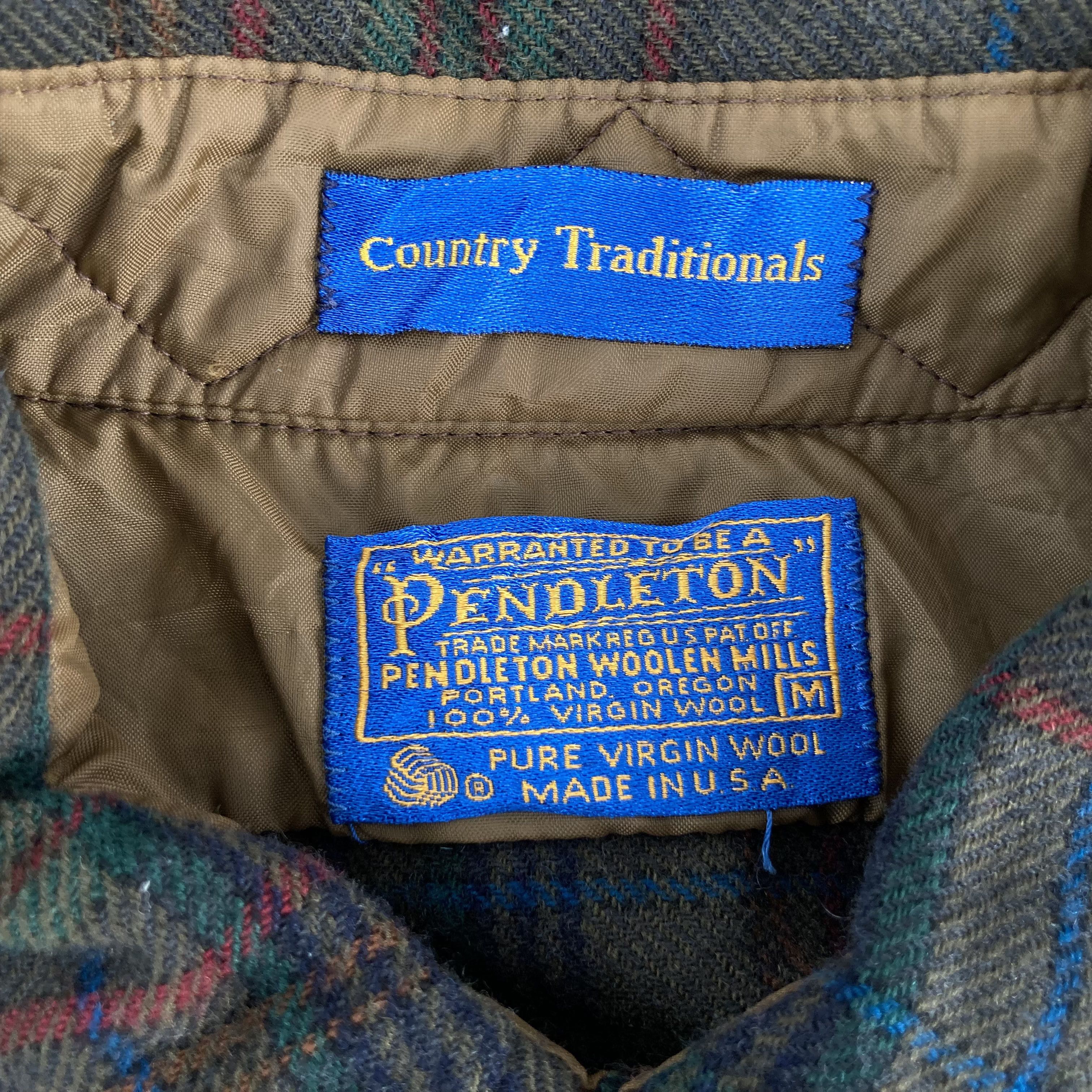 Flannel Vtg Pendleton Shadow Wool 80s Shirt Size US M / EU 48-50 / 2 - 3 Thumbnail