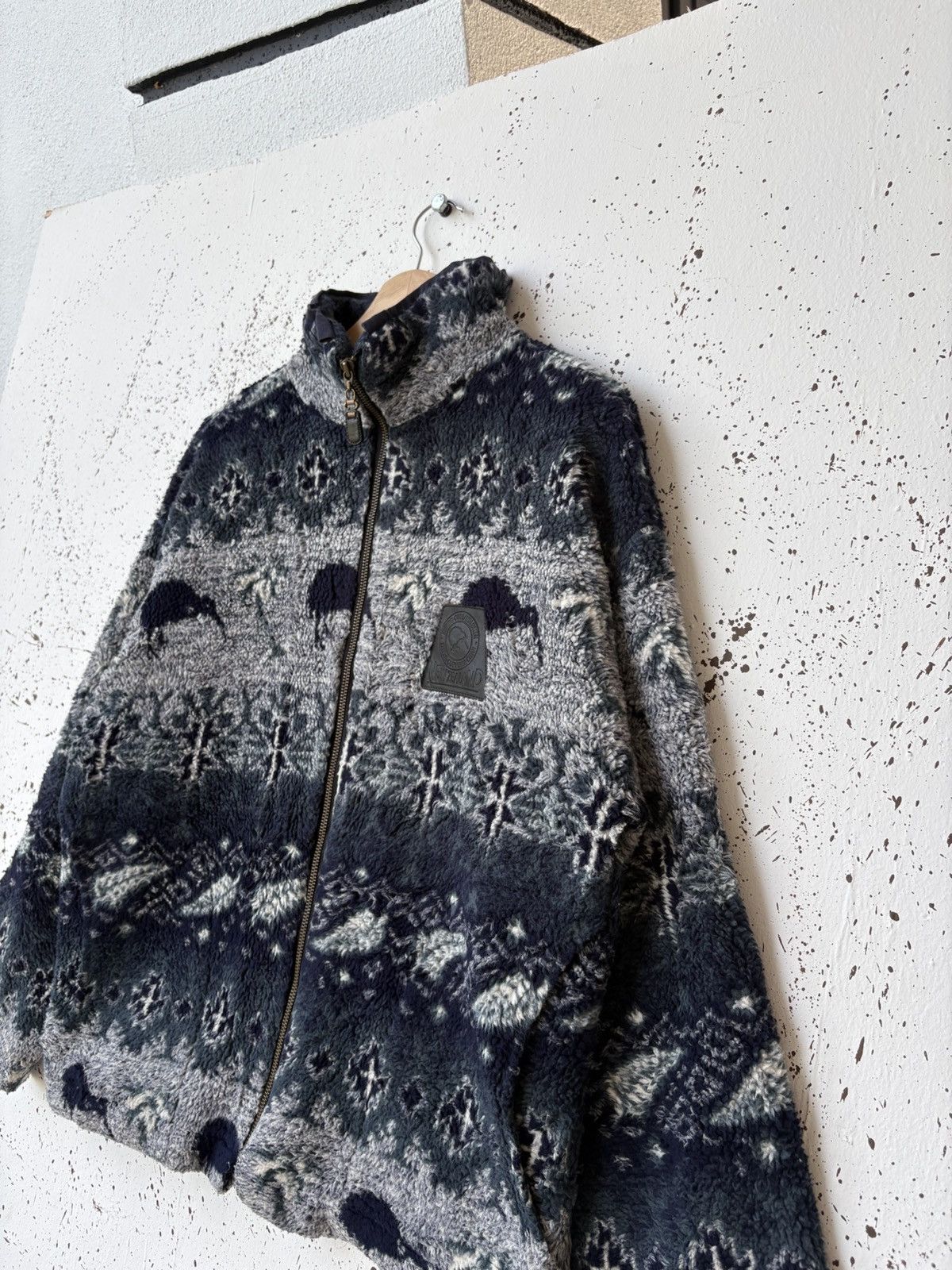 Vintage Rare‼️ 90s Mika New Zealand Fleece Jacket Inspired by Kapital Size US S / EU 44-46 / 1 - 3 Thumbnail