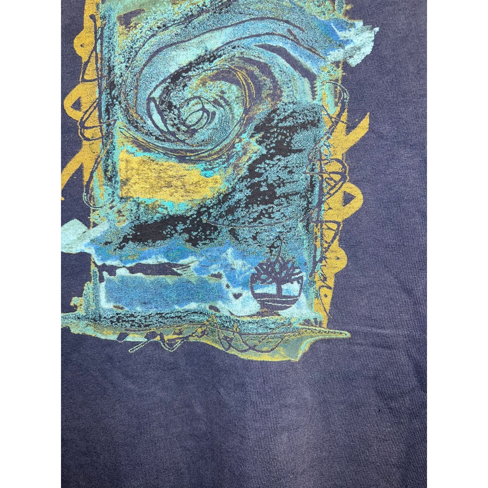 Timberland Vintage Timberland Weathergear Shirt Blue Surf Art Tee VTG X Size US XL / EU 56 / 4 - 8 Thumbnail