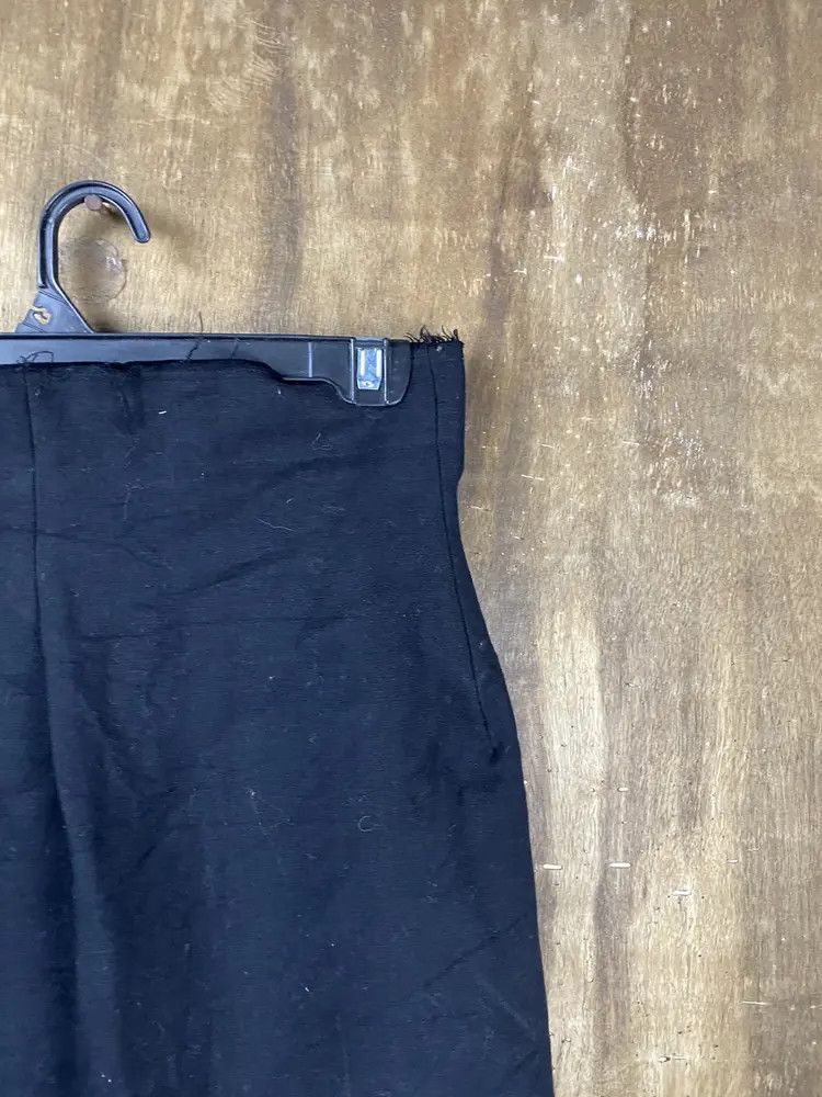 Yohji Yamamoto DL Yohji Yamamoto japan black Skirt #Z093 Size 26" / US 2 / IT 38 - 11 Thumbnail