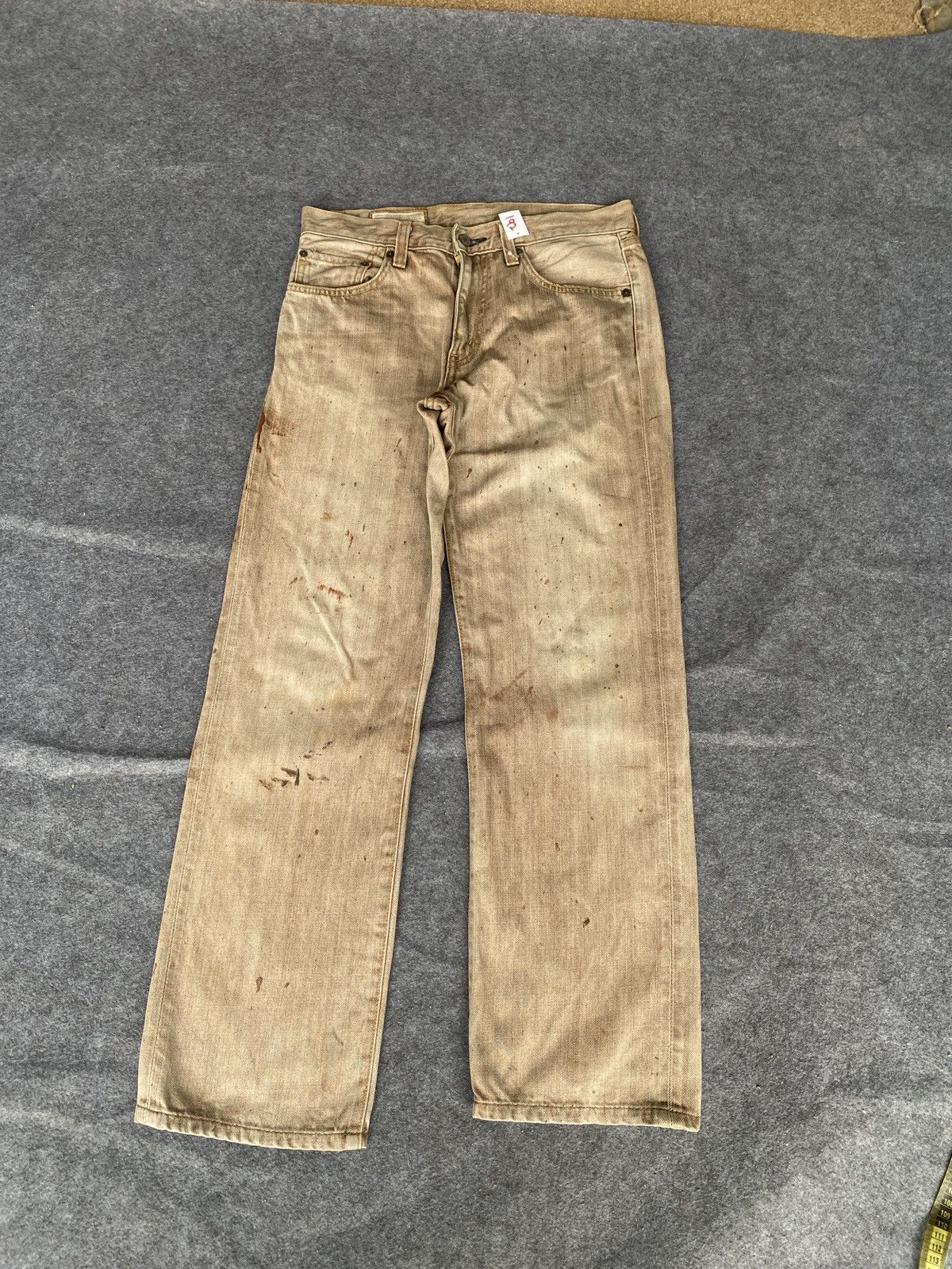 Edwin × PPFM Vintage edwin 503 blue trip denim Size US 31 - 1 Thumbnail