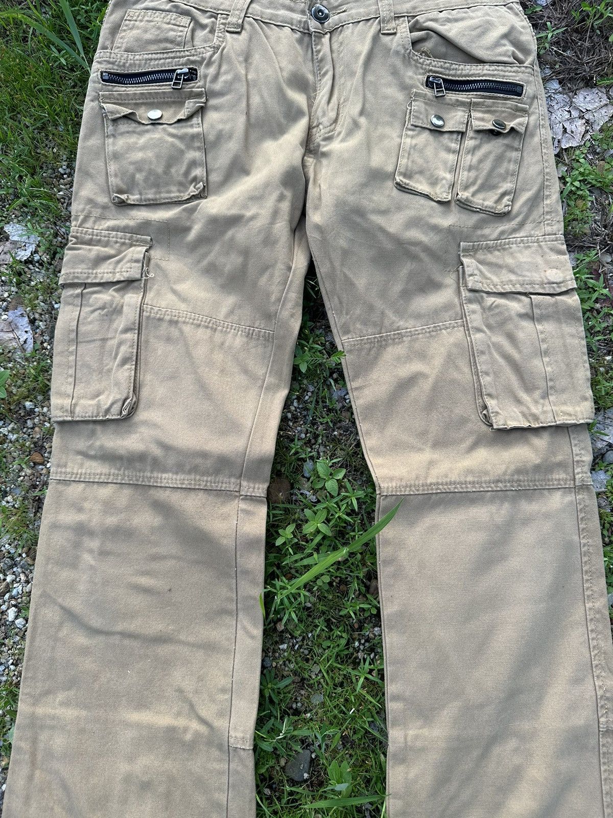 Tripp NYC CRAZY VICE FAIRY MULTIPOCKET FLARE/BOOTCUT ZIPPER LEGS PANTS Size US 32 / EU 48 - 2 Thumbnail