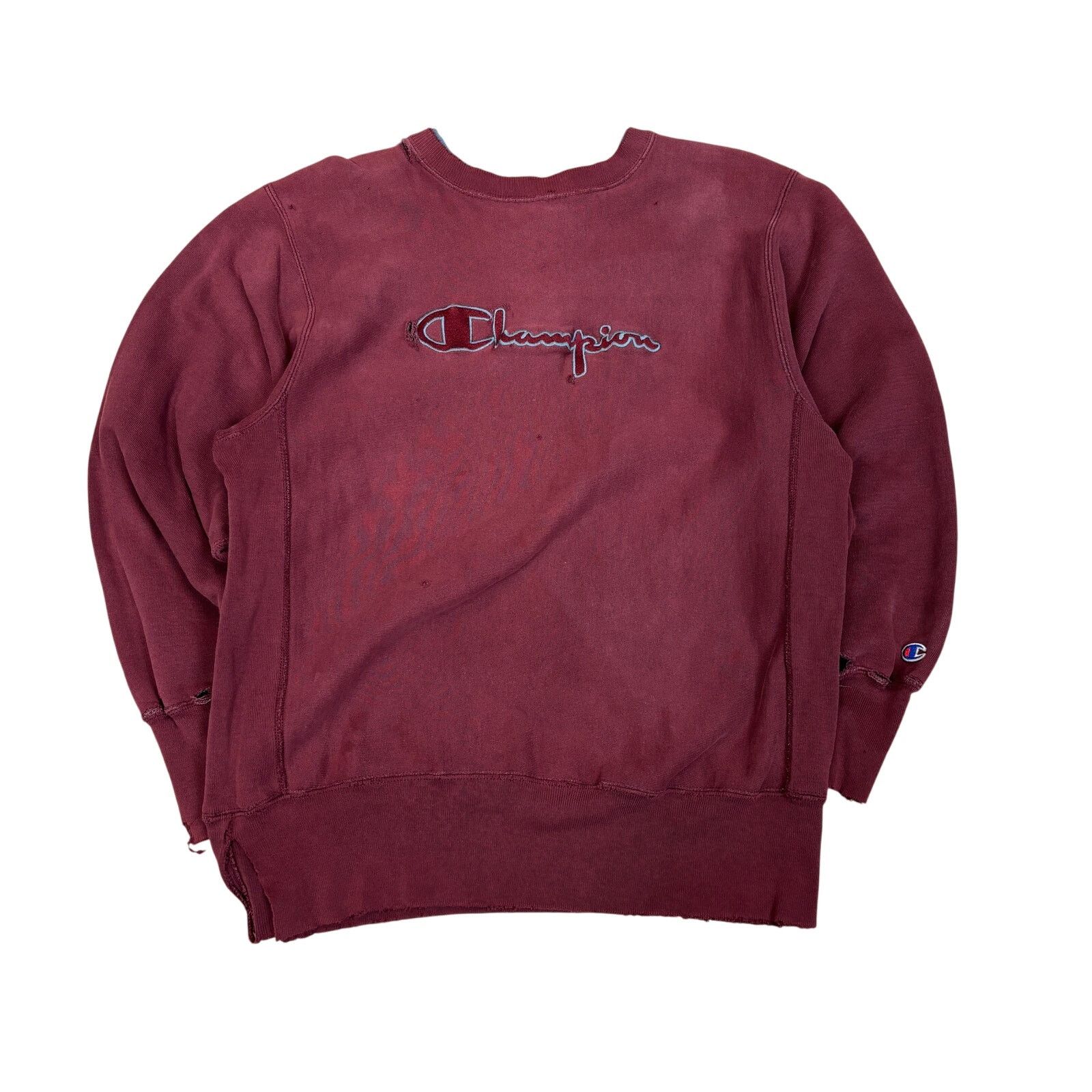 Champion × Vintage Vintage 90s Champion Reverse Weave Logo Sweatshirt Men's L Size US L / EU 52-54 / 3 - 1 Thumbnail