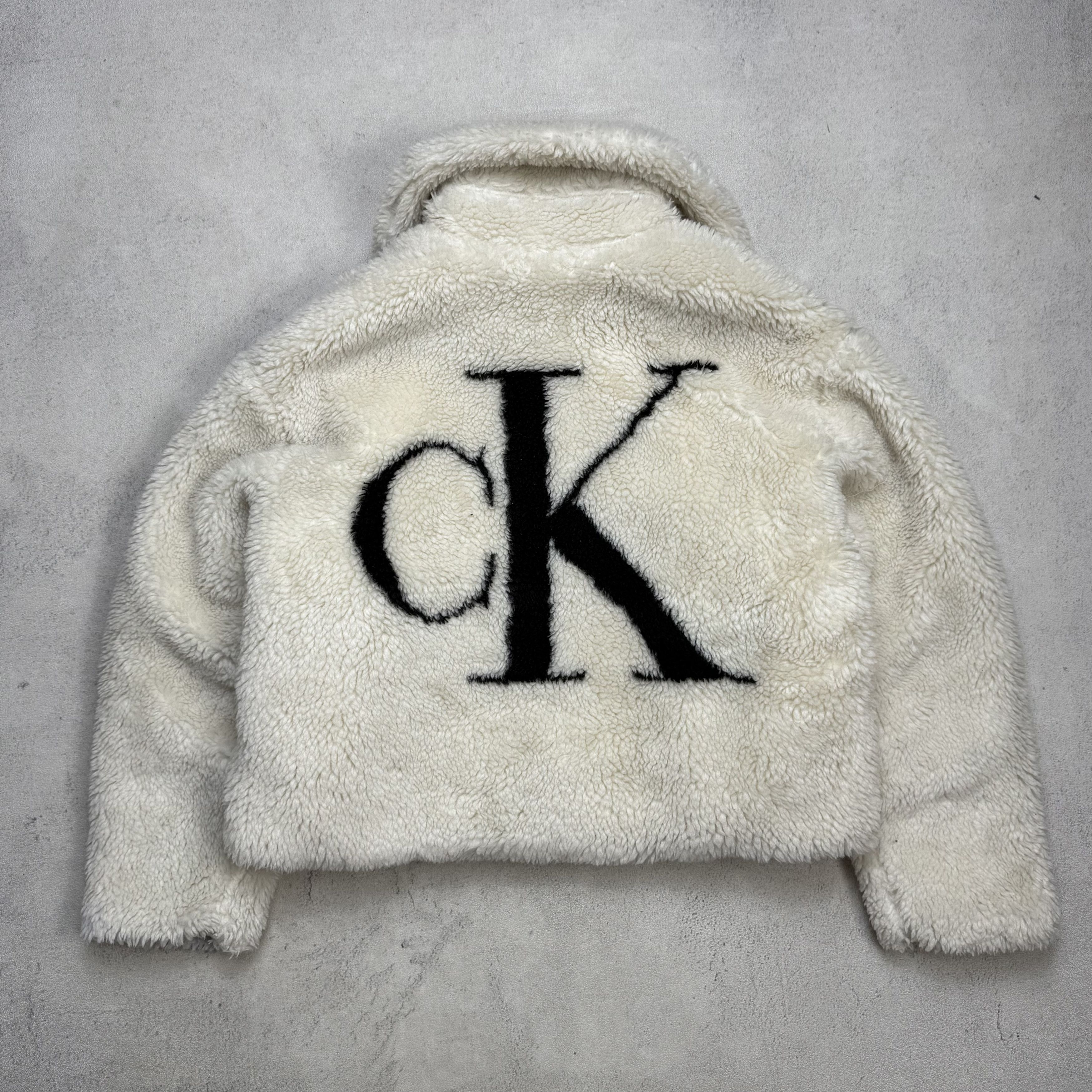 Calvin Klein Calvin Klein Fleece Sherpa Short Jacket Size XS / US 0-2 / IT 36-38 - 1 Thumbnail