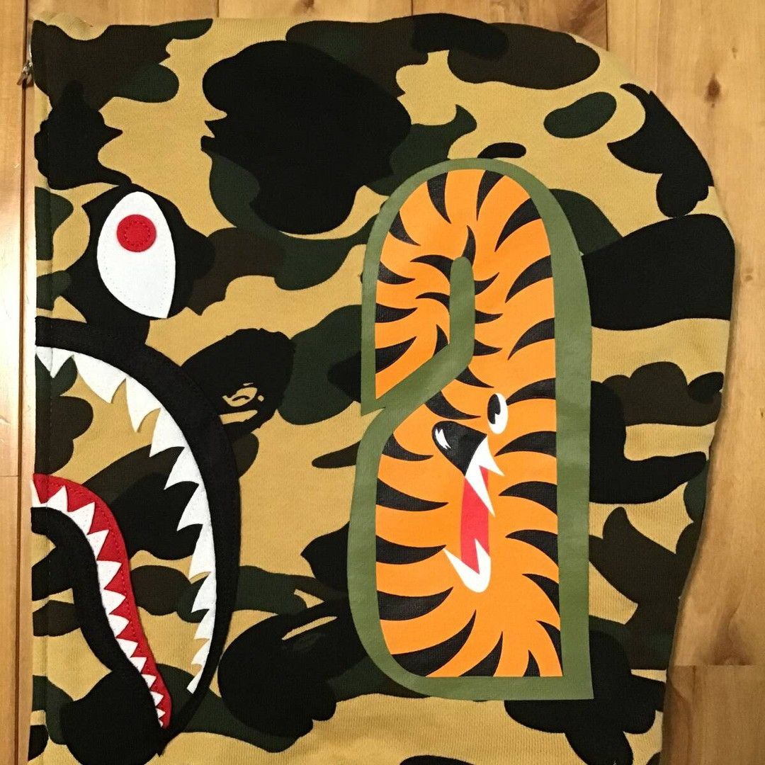 Bape BAPE Crazy 1st camo shark full zip hoodie a bathing ape Size US XL / EU 56 / 4 - 5 Thumbnail