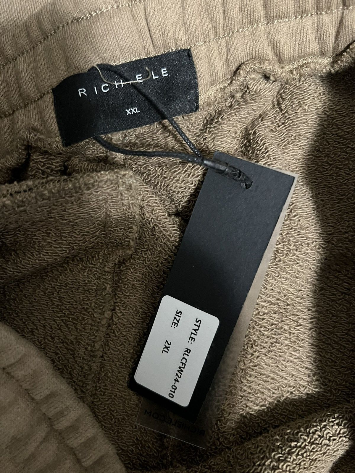 Richie Le Collection Richie Lee Draped Sweatpants - Sand Size US 36 / EU 52 - 7 Thumbnail