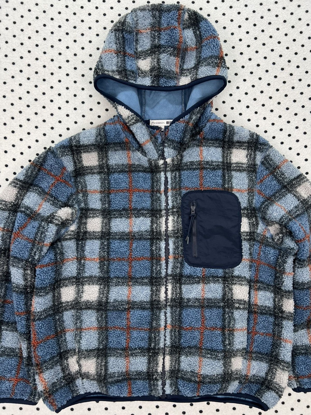 JW Anderson × Uniqlo JW Anderson X Uniqlo Plaid Fleece Hooded Jacket Size US XS / EU 42 / 0 - 3 Thumbnail