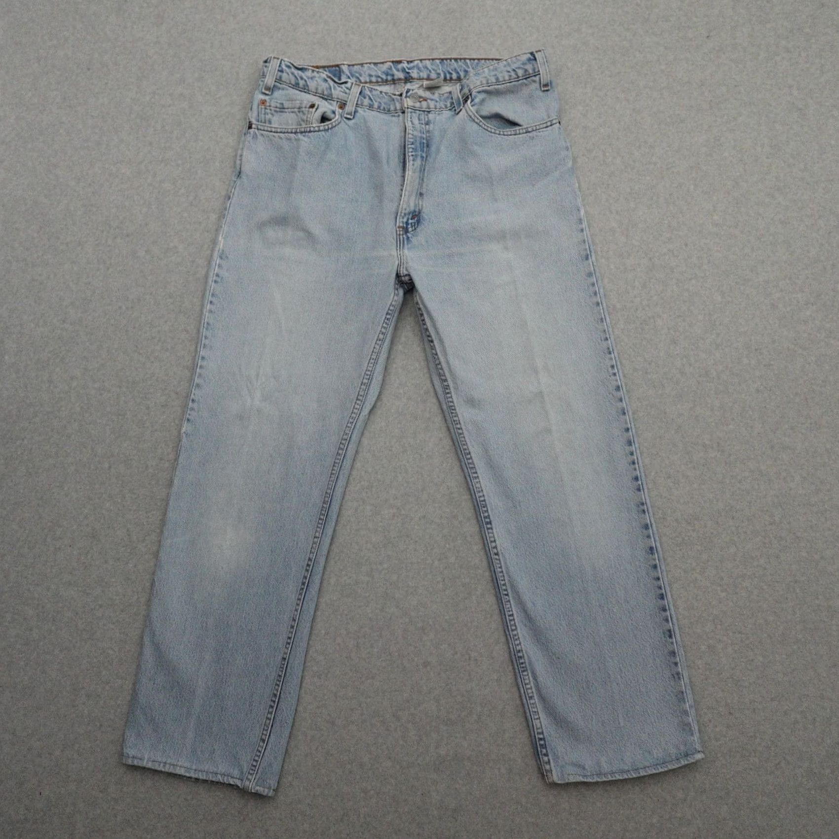 Levi's VTG Levi’s 505 Mens Jeans 38 (38X29) Light Blue Straight Denim 90s Blue Mens Size US 38 / EU 54 - 2 Thumbnail