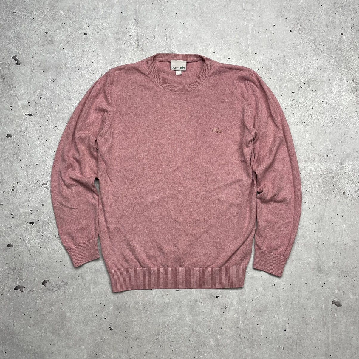 Lacoste RARE 🇫🇷Lacoste sweatshirt collar pink size M Size US M / EU 48-50 / 2 - 1 Thumbnail