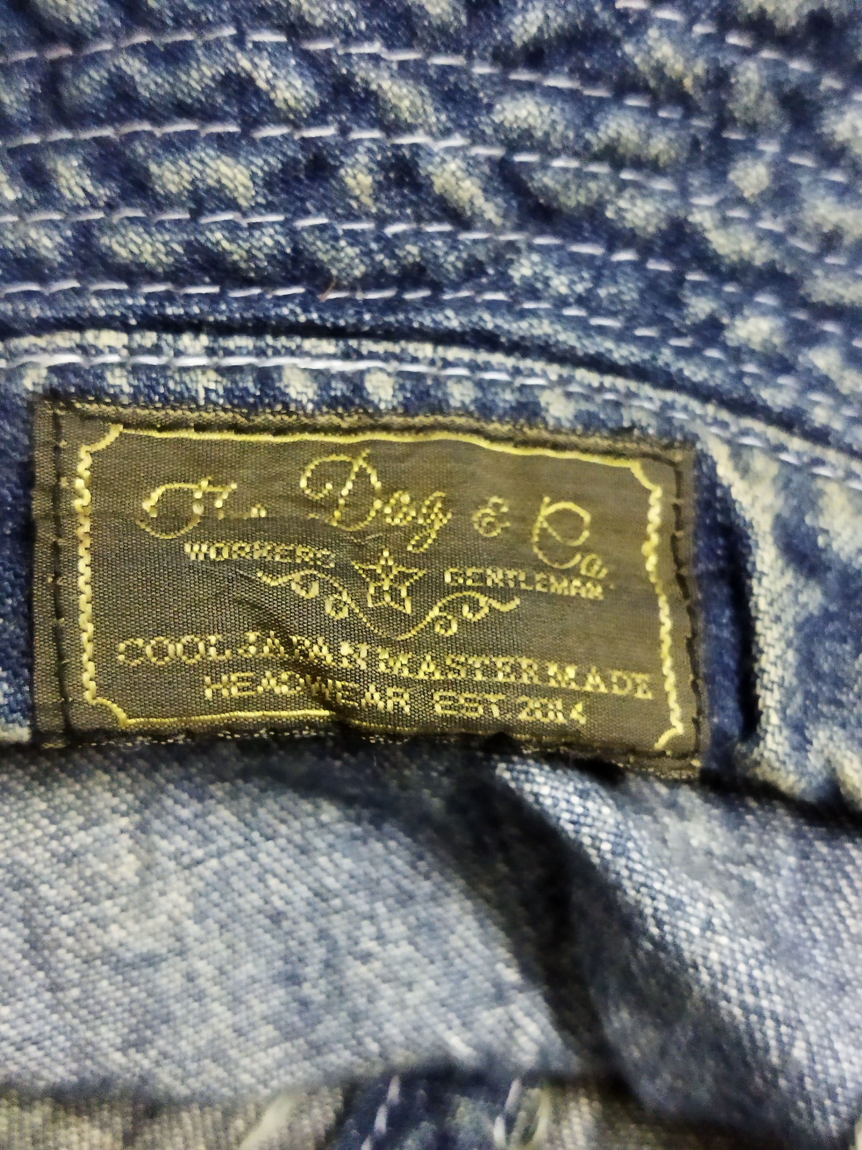 THE H.W.DOG&CO. The Dog & Co Denim Bucket Hat Size ONE SIZE - 4 Thumbnail